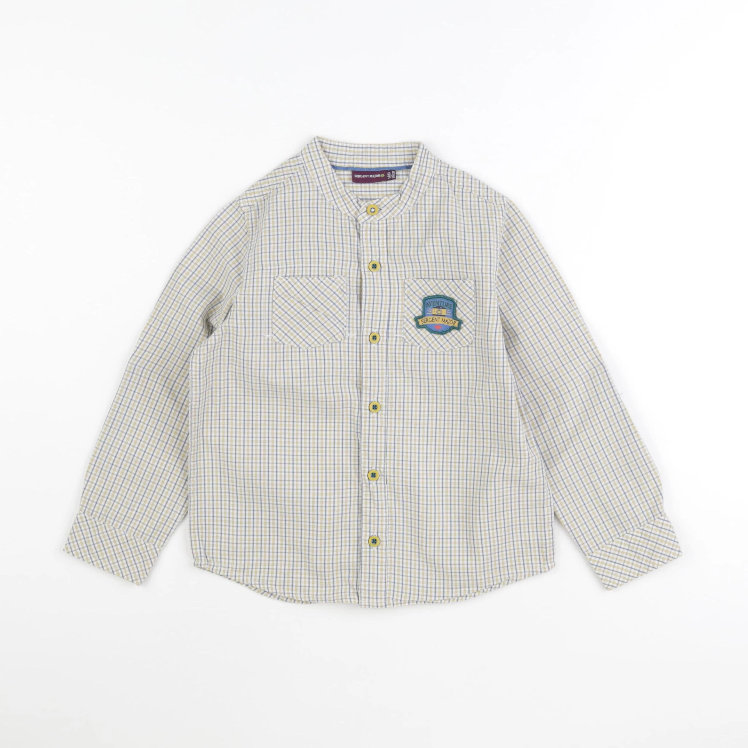 Sergent Major - chemise multicolore - 5 ans