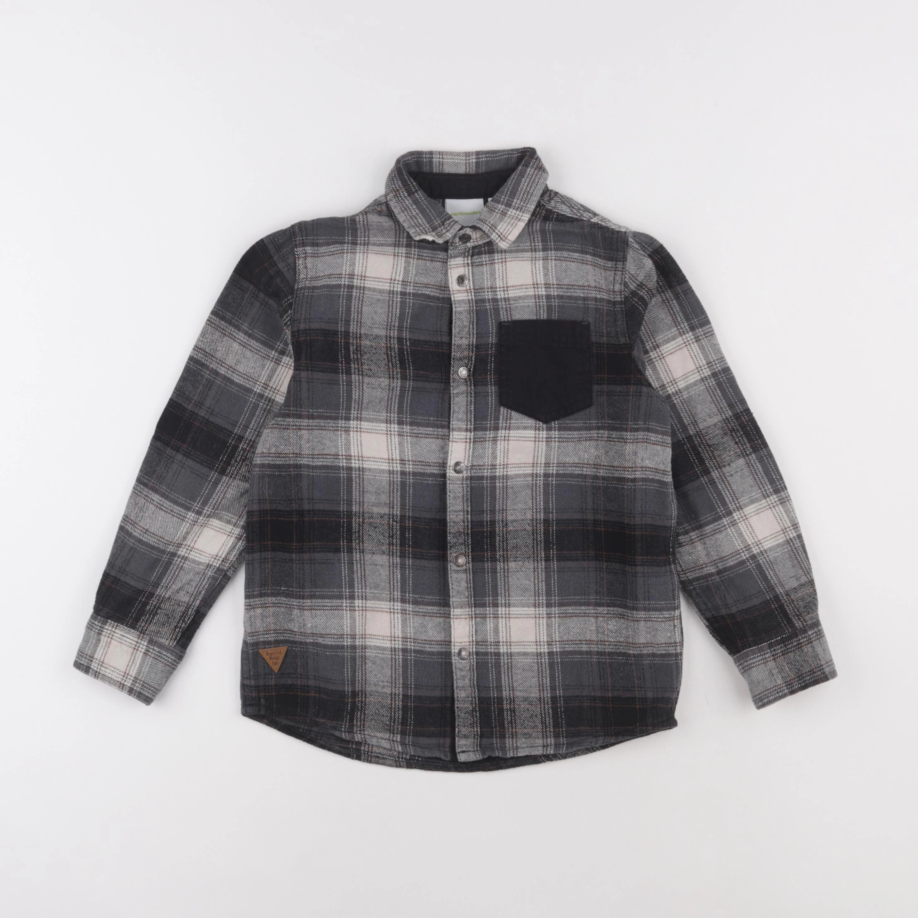Vertbaudet - chemise multicolore - 8 ans