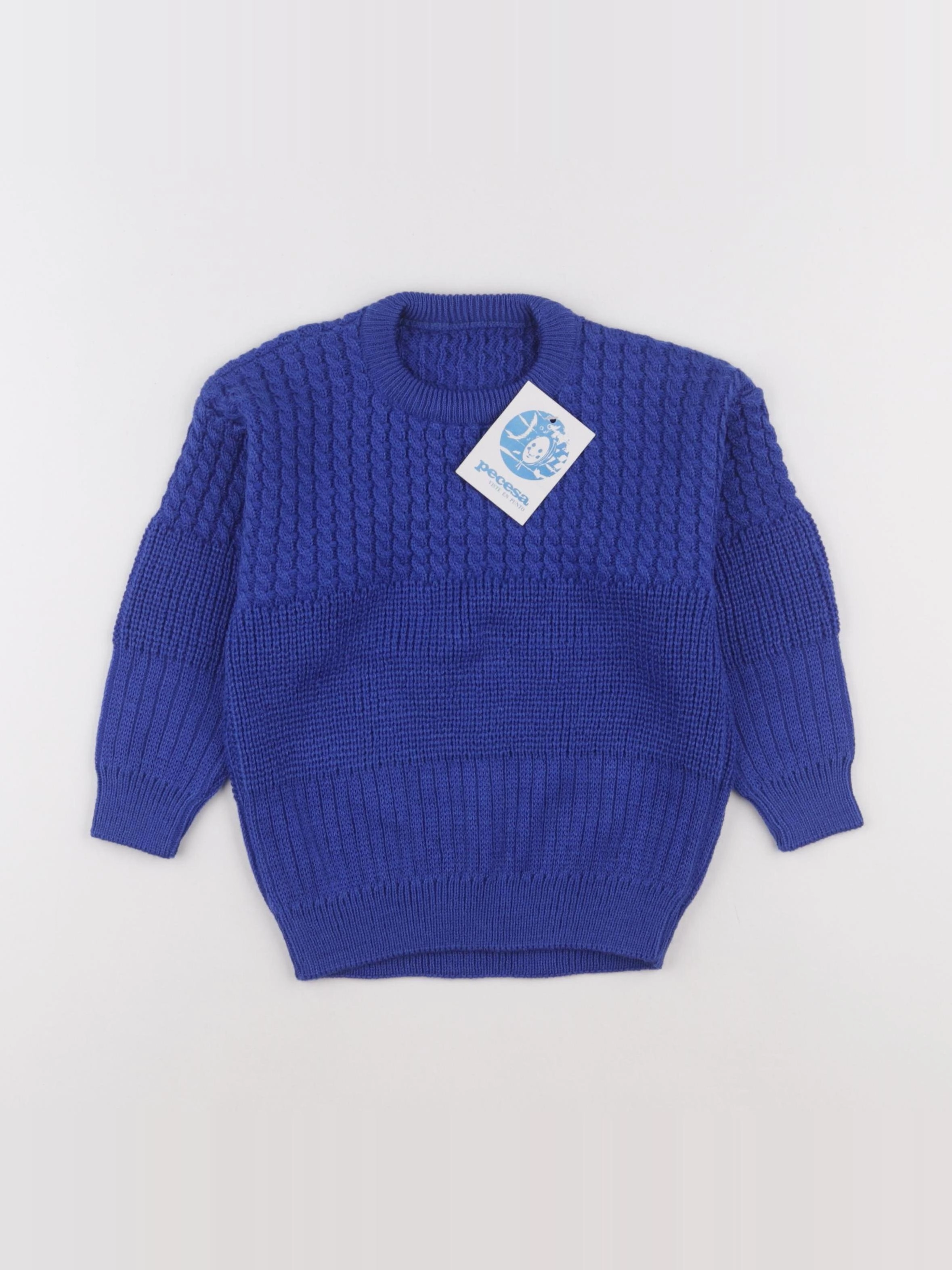 Vintage - pull bleu - 4 ans