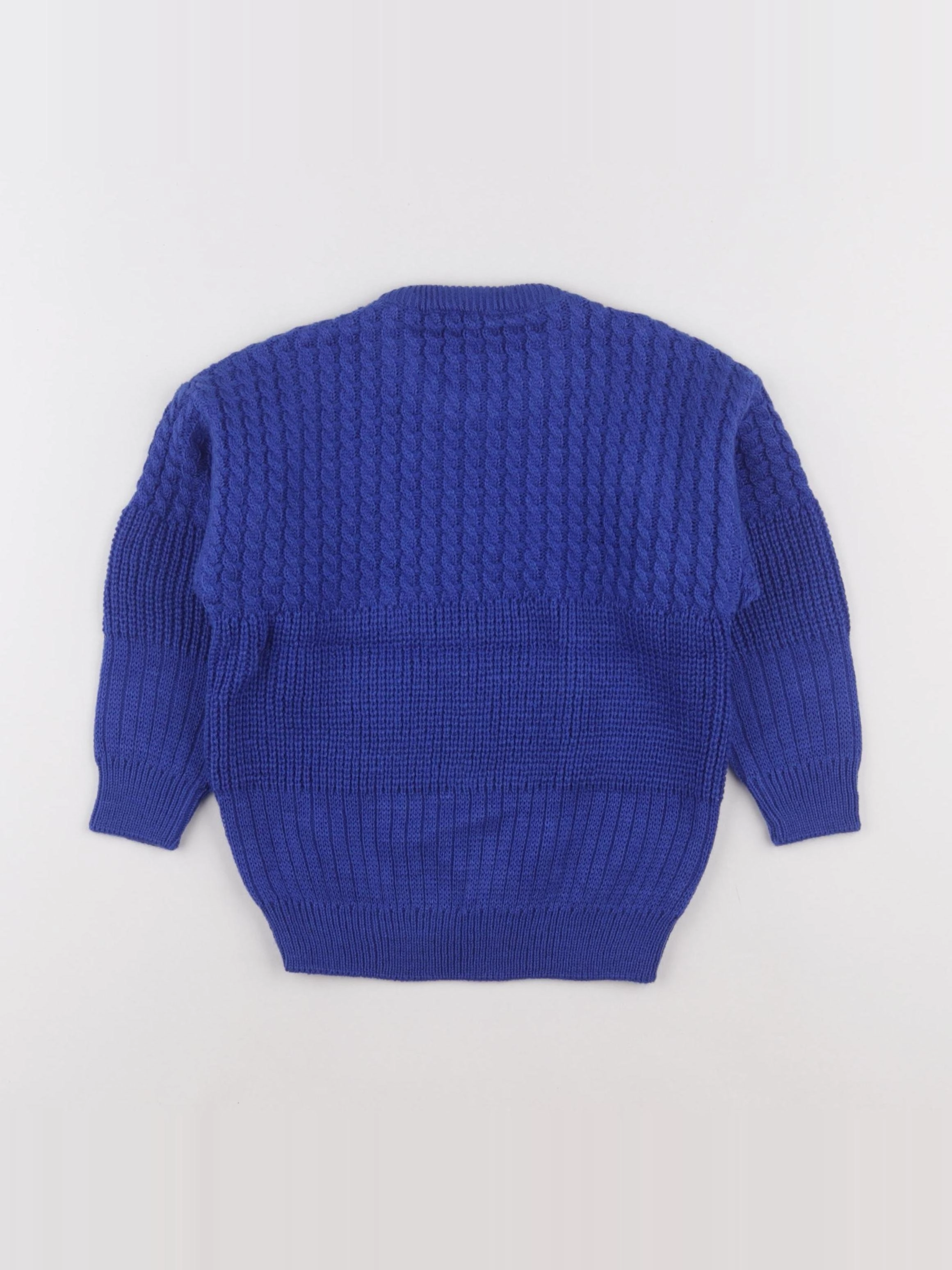 Vintage - pull bleu - 4 ans