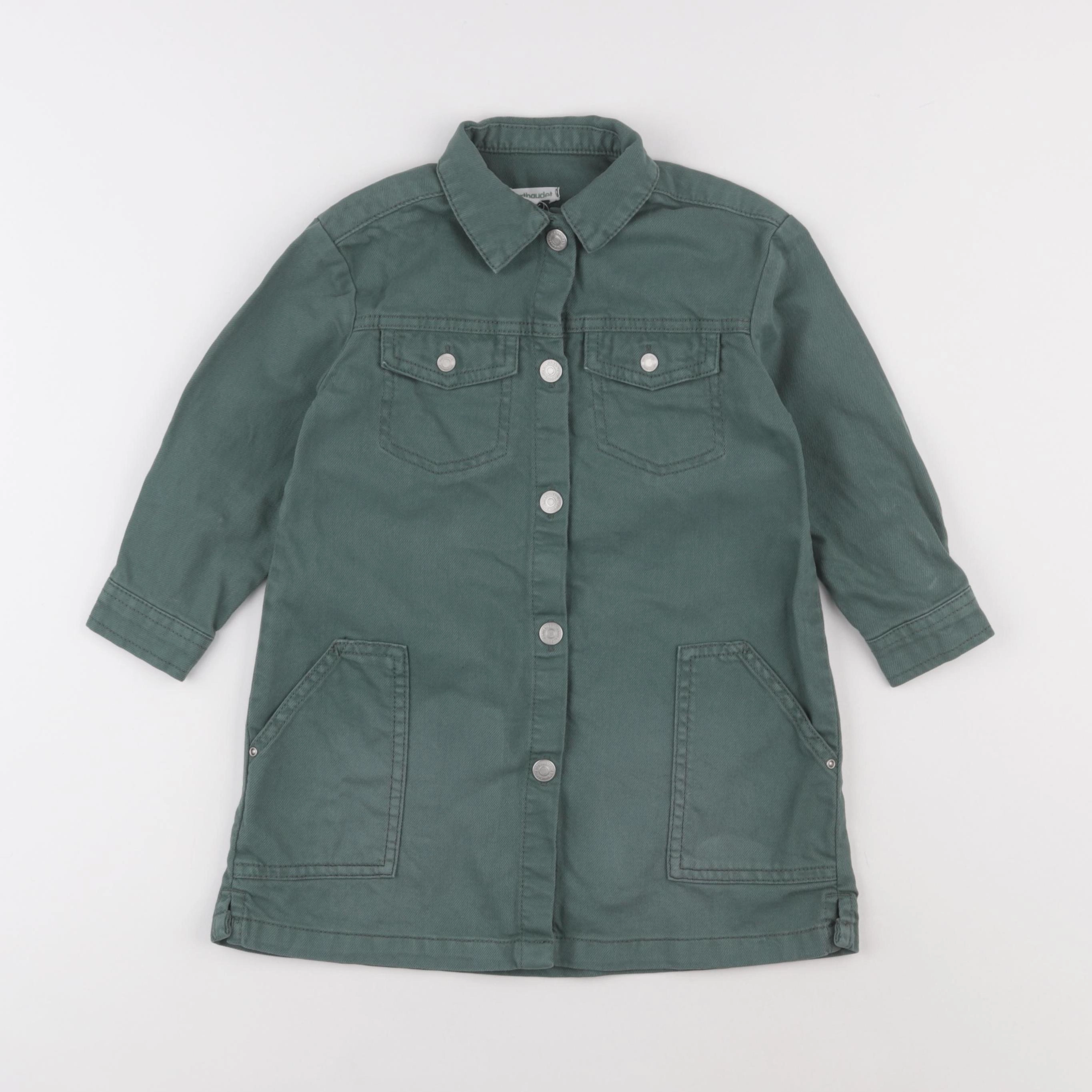 Vertbaudet - robe vert - 4 ans
