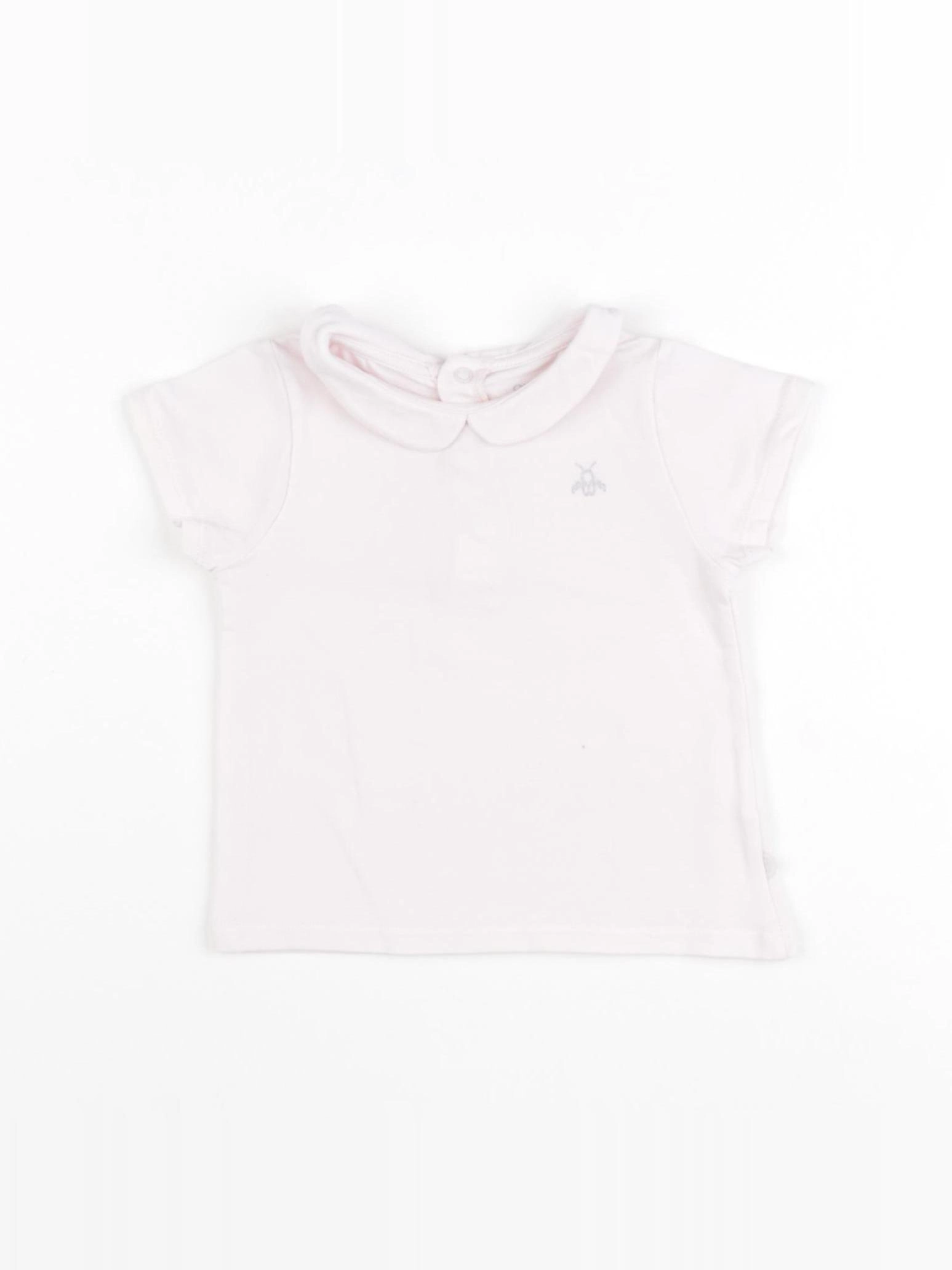 Obaïbi - tee-shirt rose - 6 mois