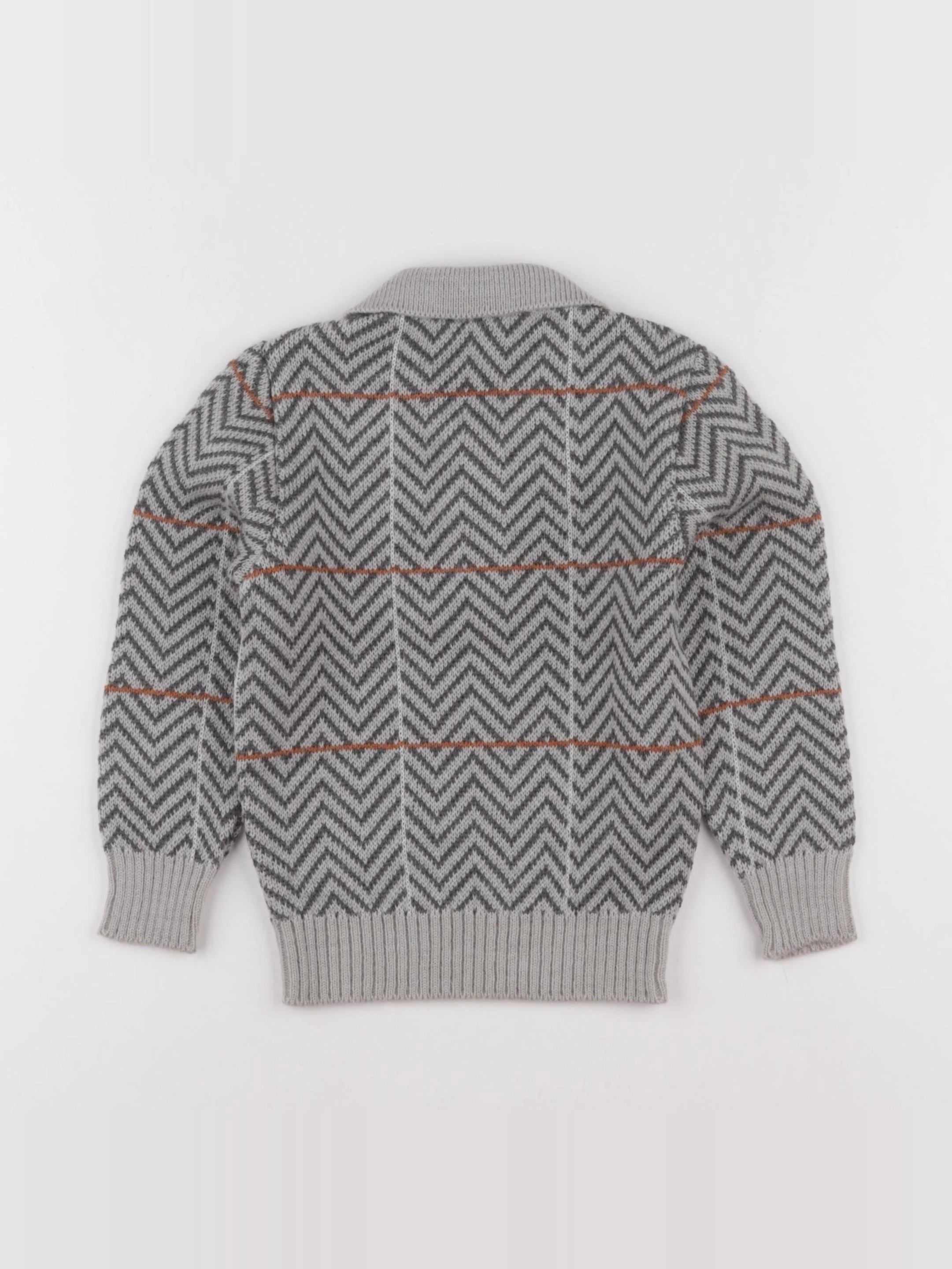 Vintage - gilet gris - 4 ans