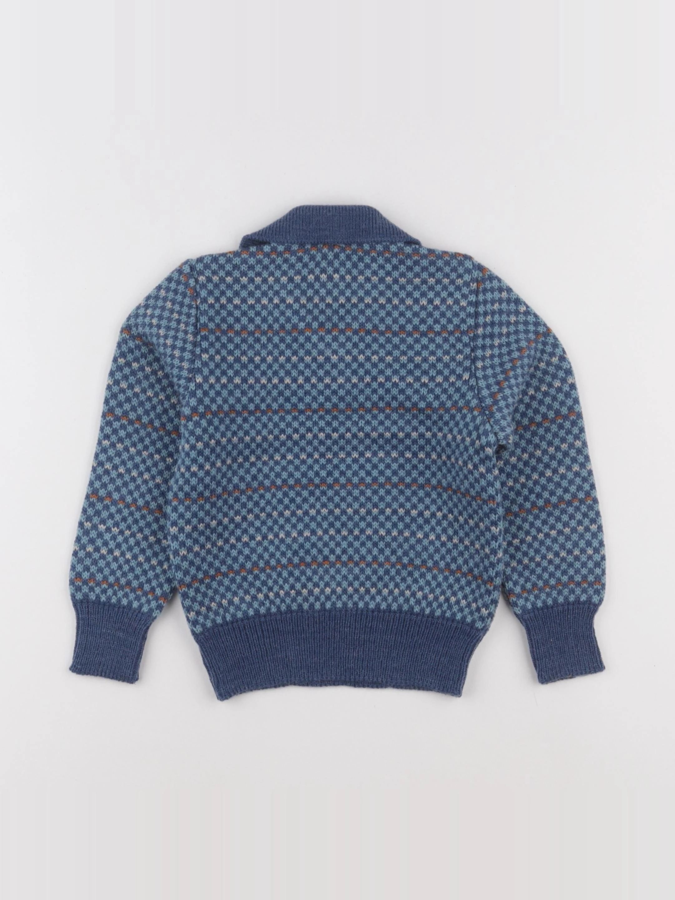 Vintage - pull bleu - 2 ans