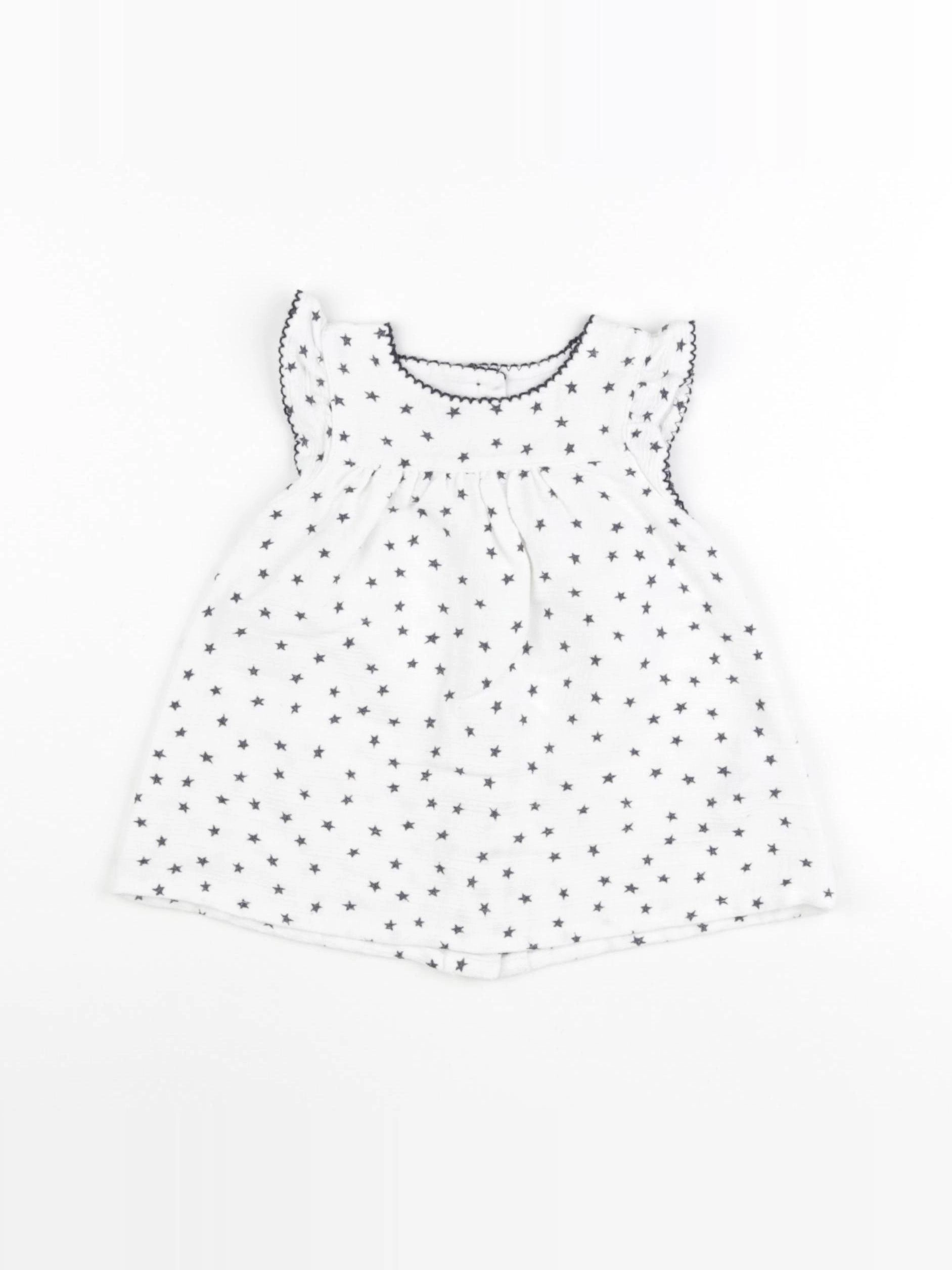 Absorba - robe blanc - 6 mois