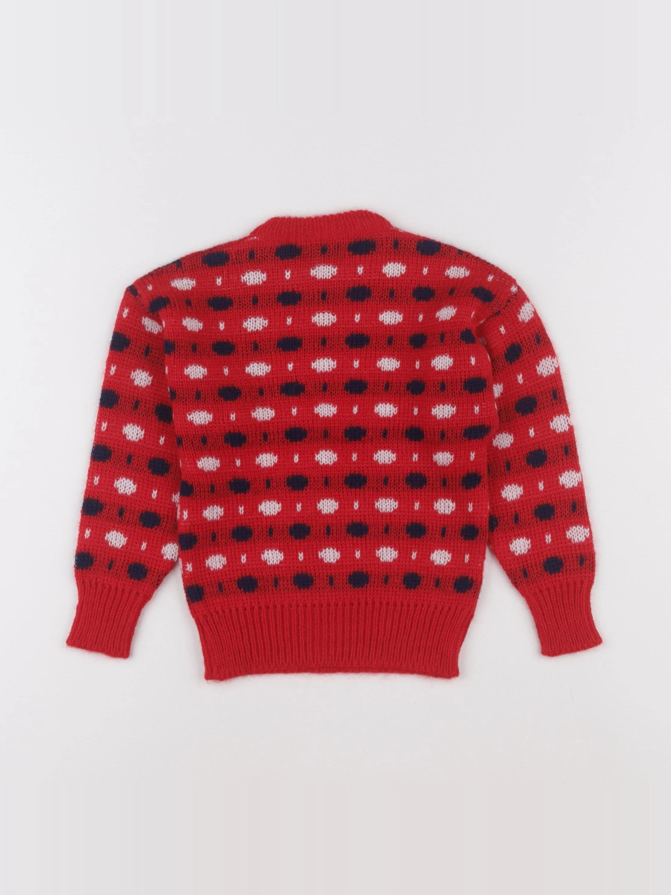 Vintage - pull rouge - 2 ans