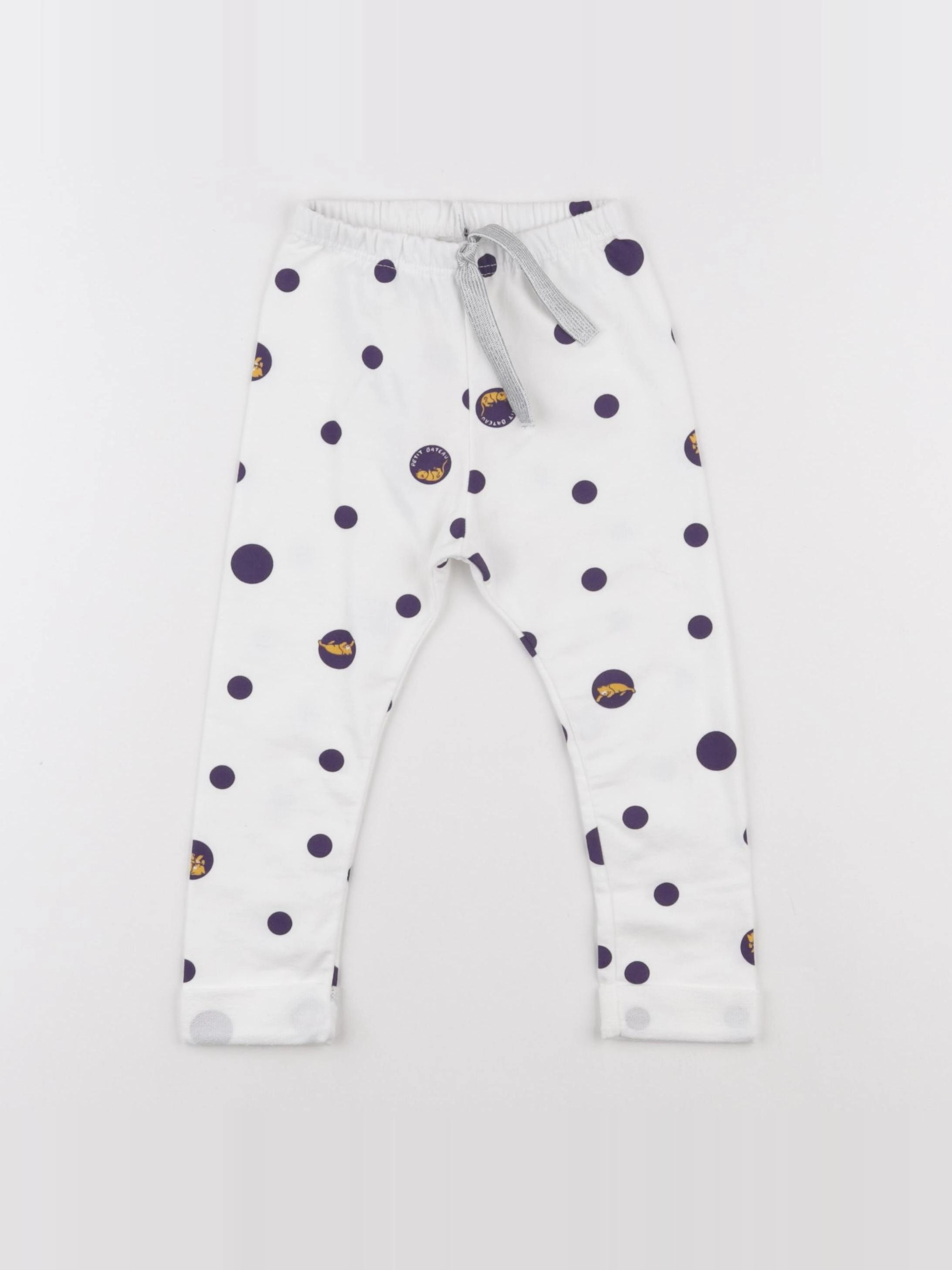 Petit Bateau - legging bleu - 18 mois