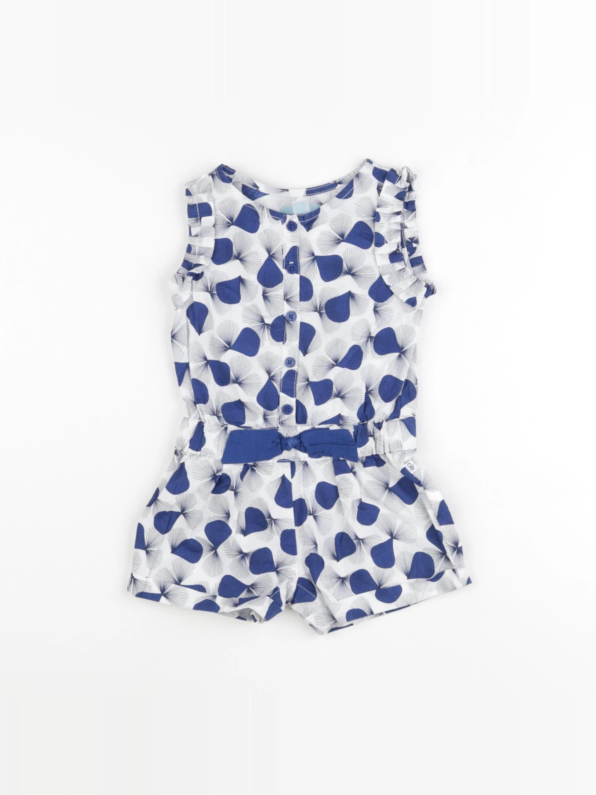 Obaïbi - combinaison bleu - 18 mois