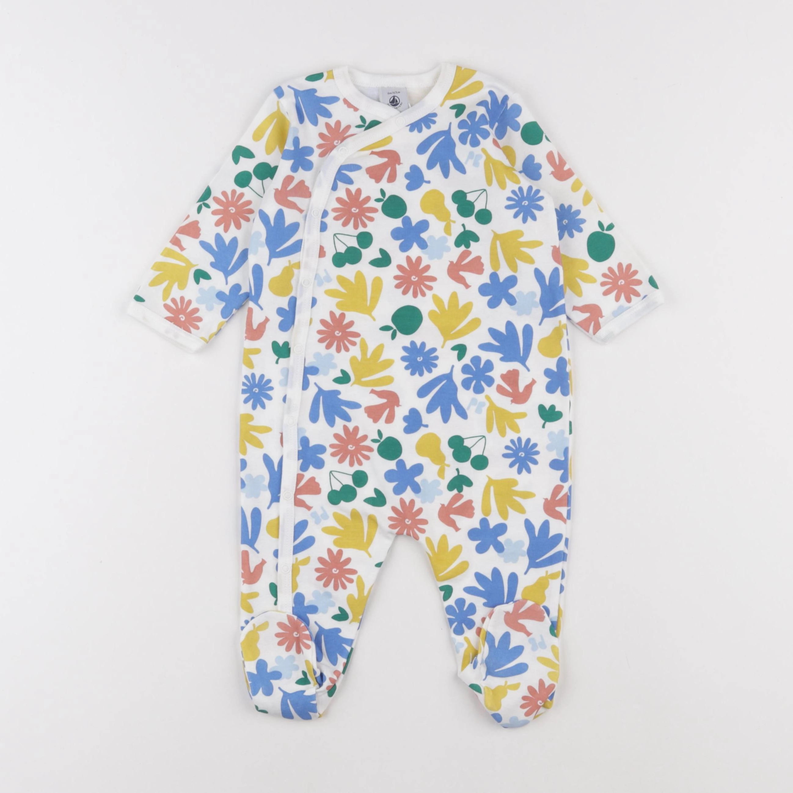 Petit Bateau - pyjama coton multicolore - 3 mois