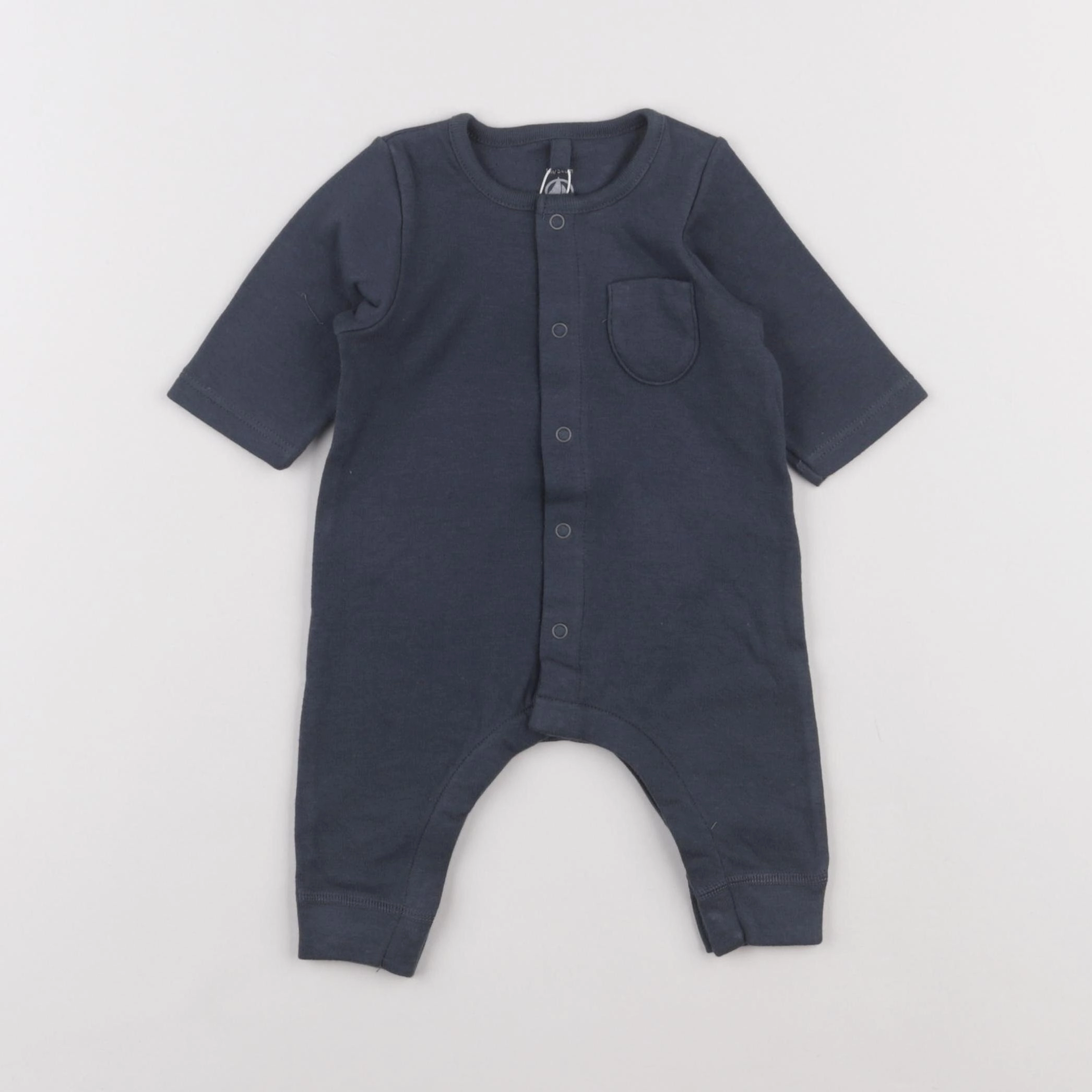 Petit Bateau - combinaison bleu - 6 mois