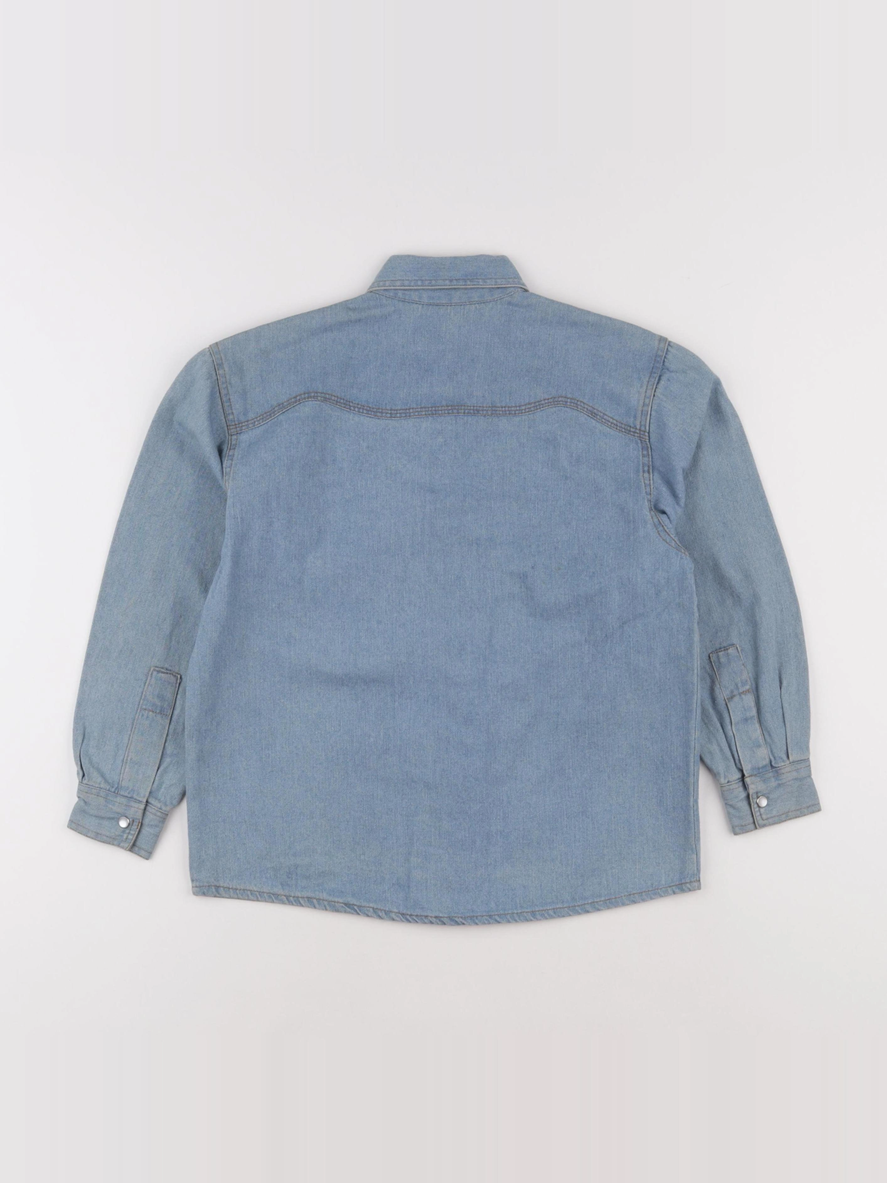 Vintage - chemise bleu - 8 ans