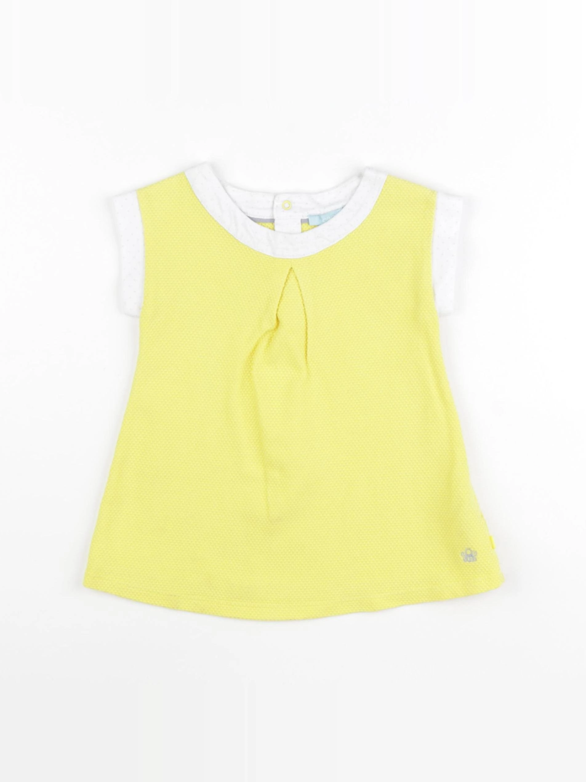 Obaïbi - robe jaune - 12 mois