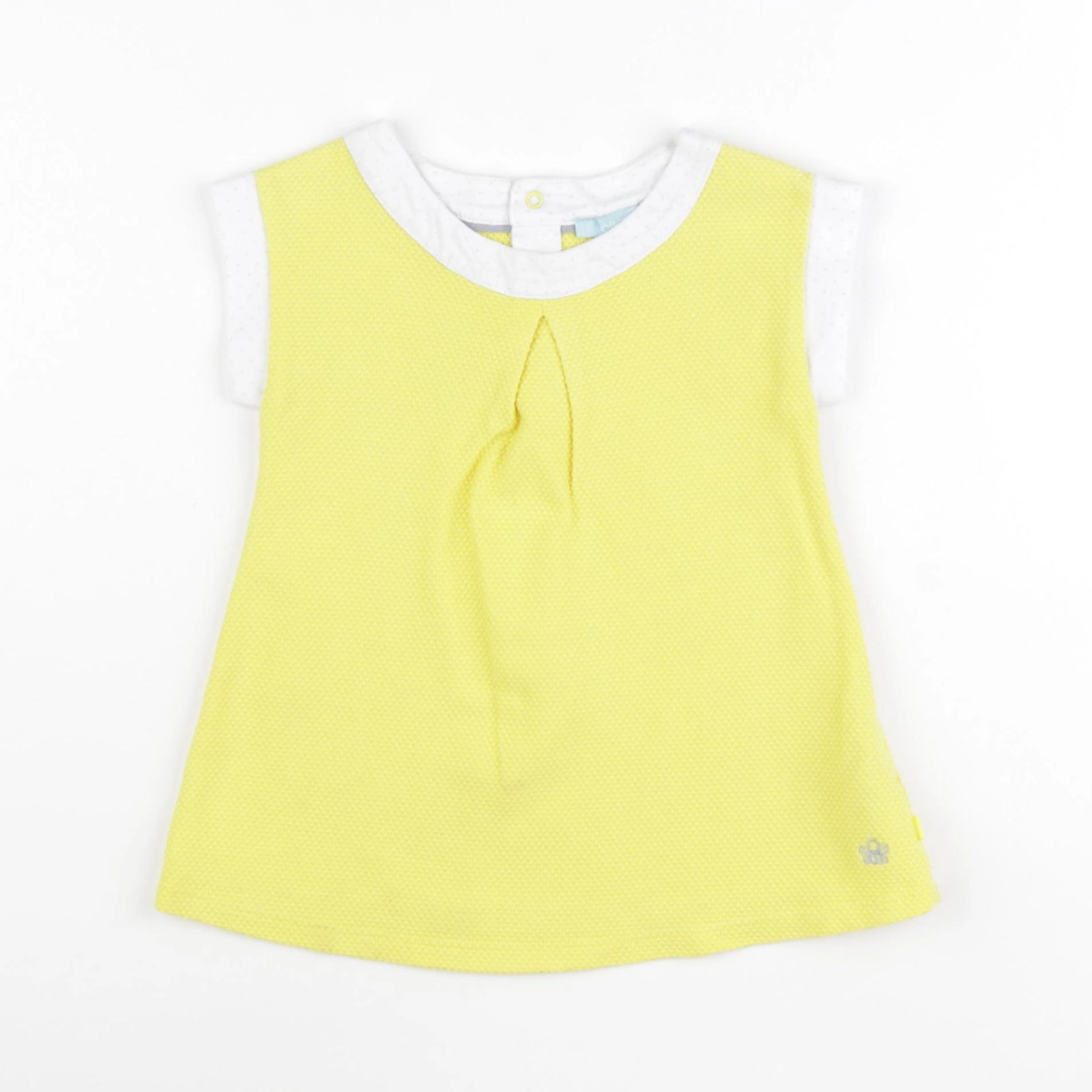 Obaïbi - robe jaune - 12 mois