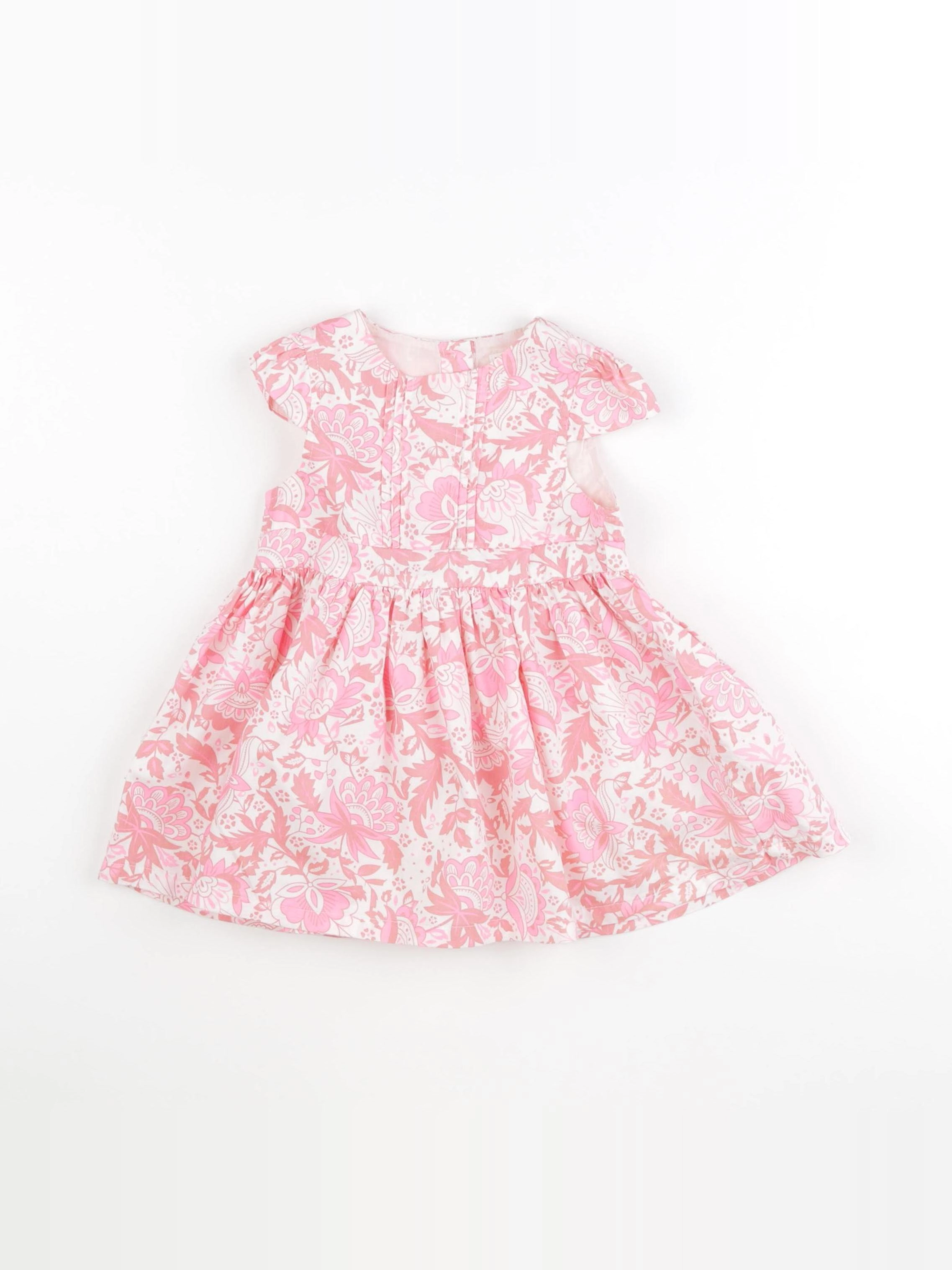 DPAM - robe rose - 12 mois