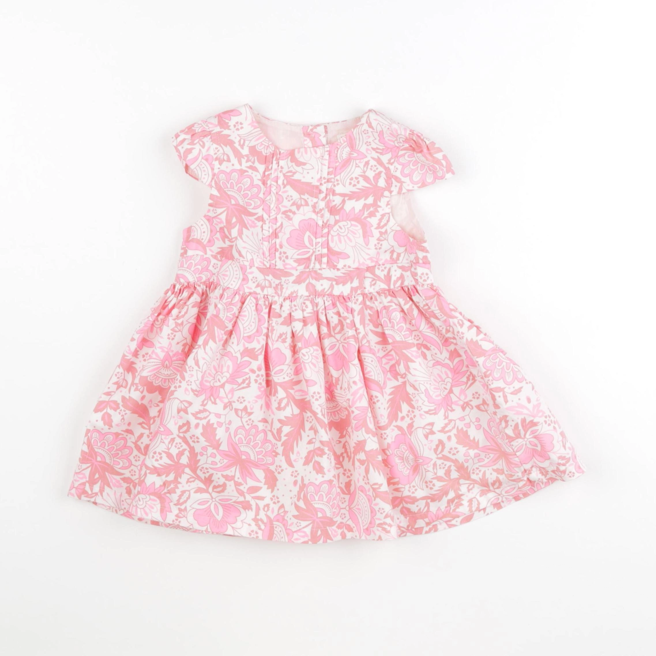 DPAM - robe rose - 12 mois