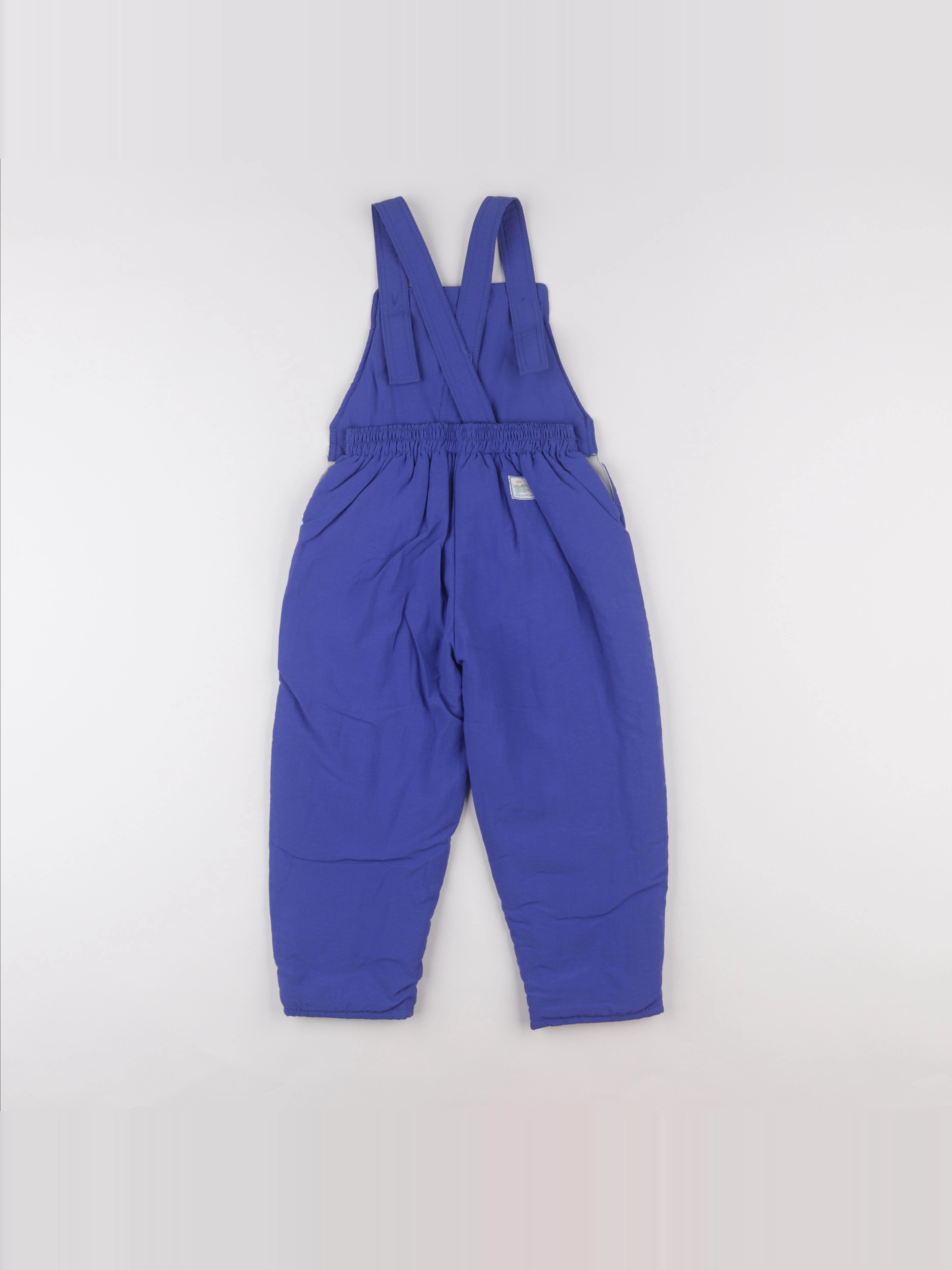 Vintage - salopette doublé bleu - 3 ans