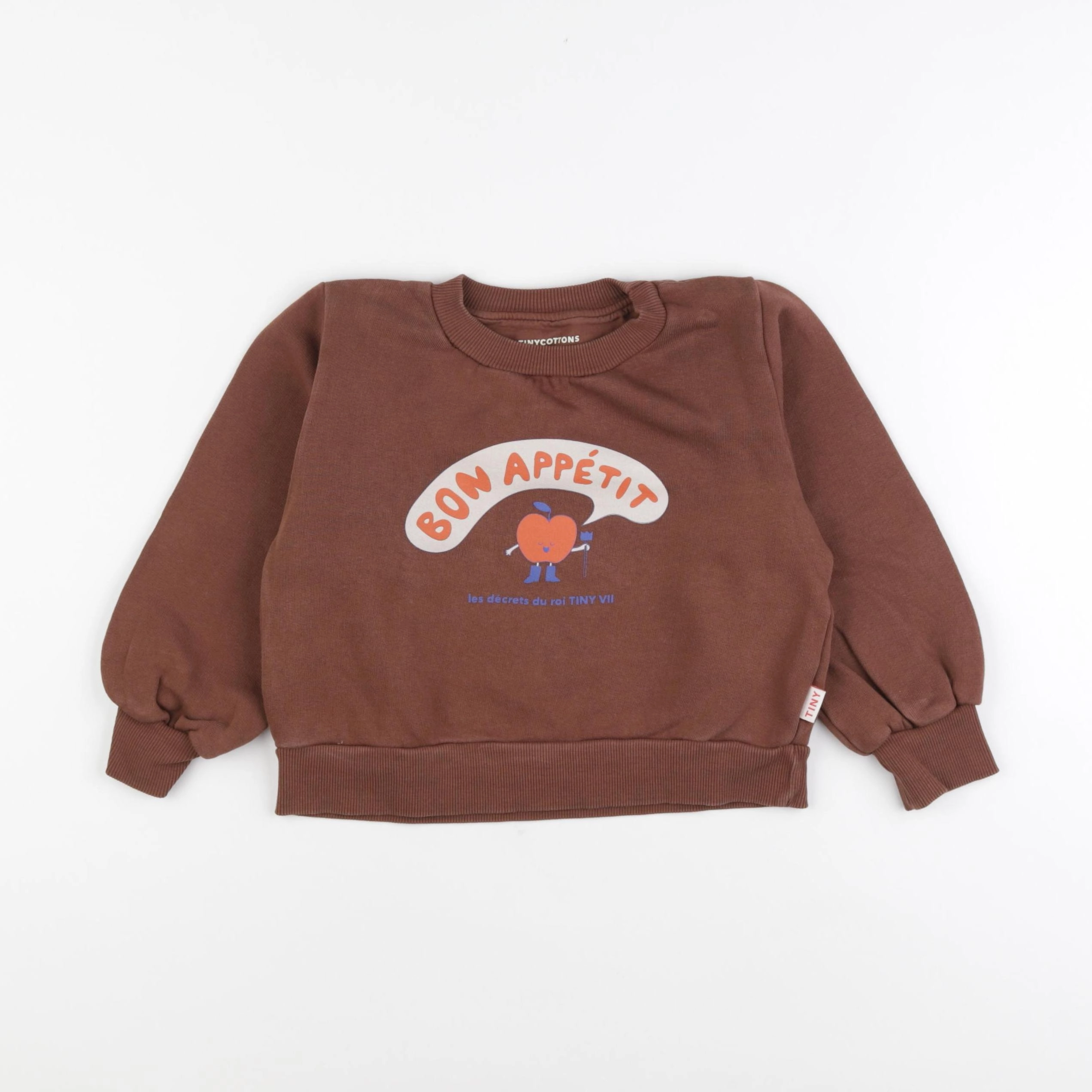Tiny Cottons - sweat marron - 24 mois
