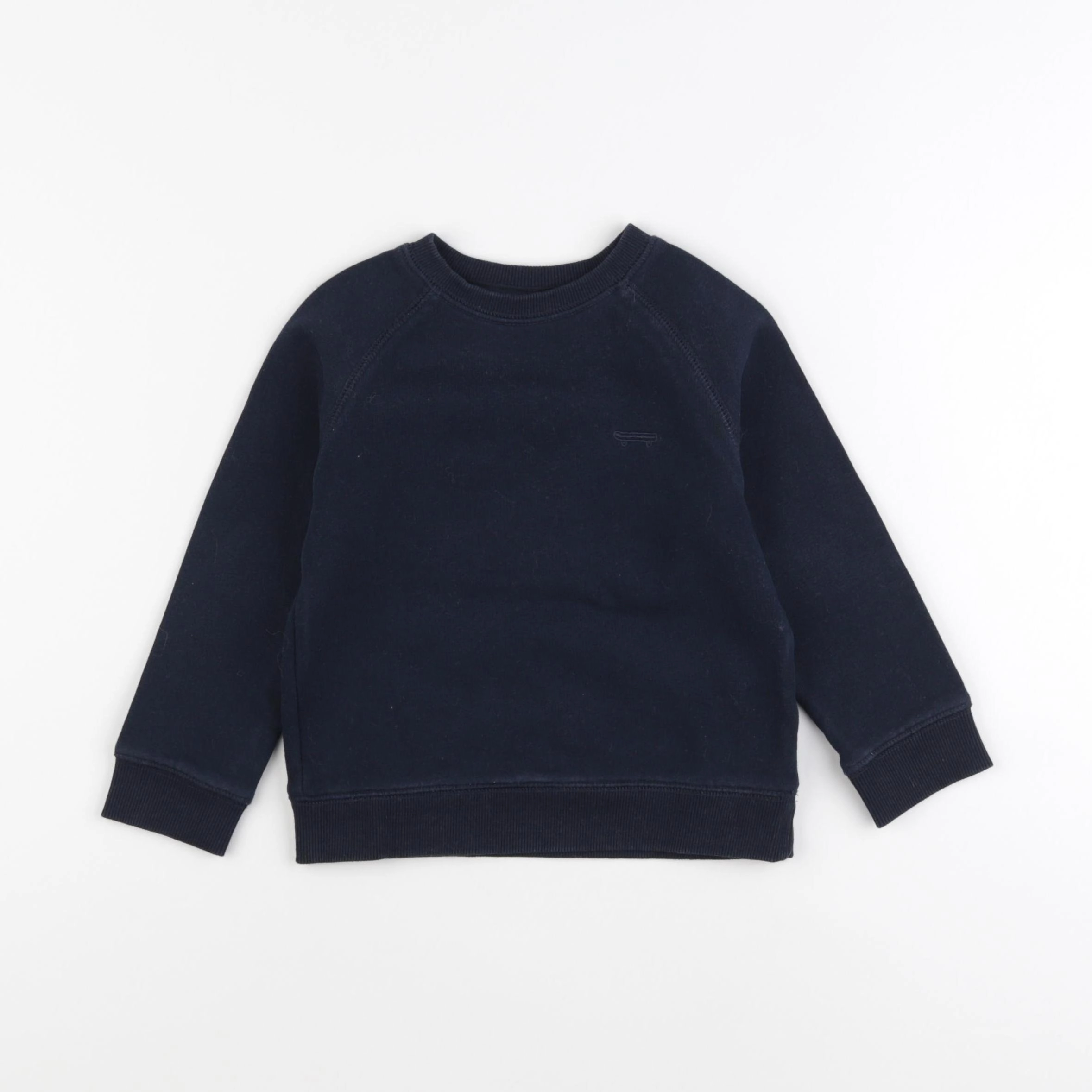 Monoprix - sweat bleu - 4 ans