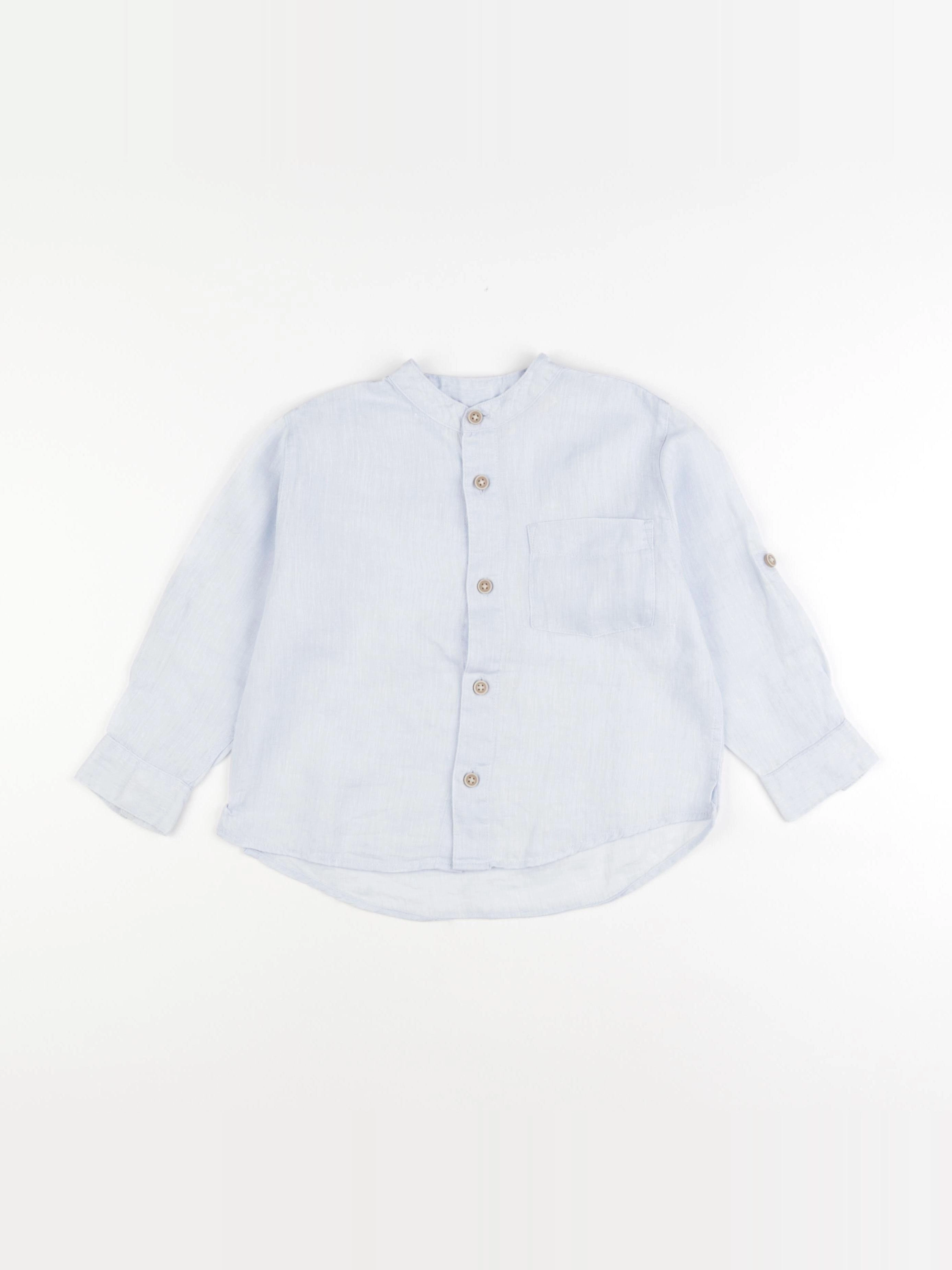 Zara - chemise bleu - 3/4 ans