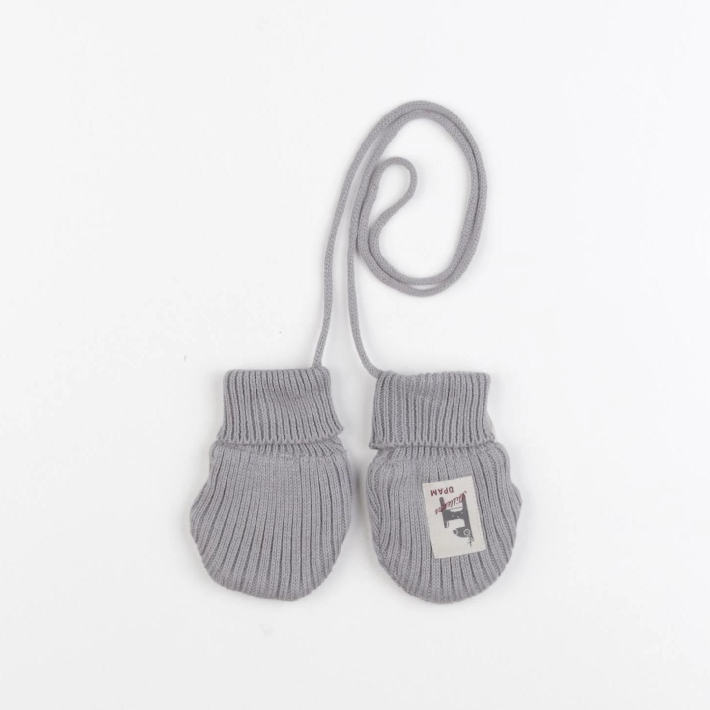 DPAM - moufles gris - 6/12 mois