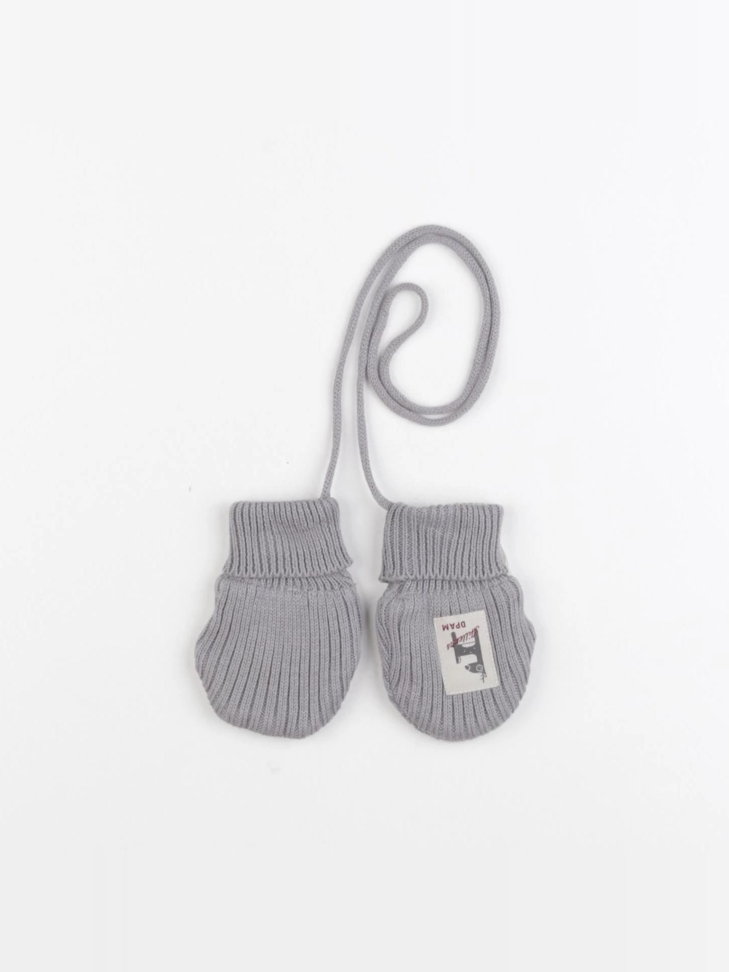 DPAM - moufles gris - 6/12 mois