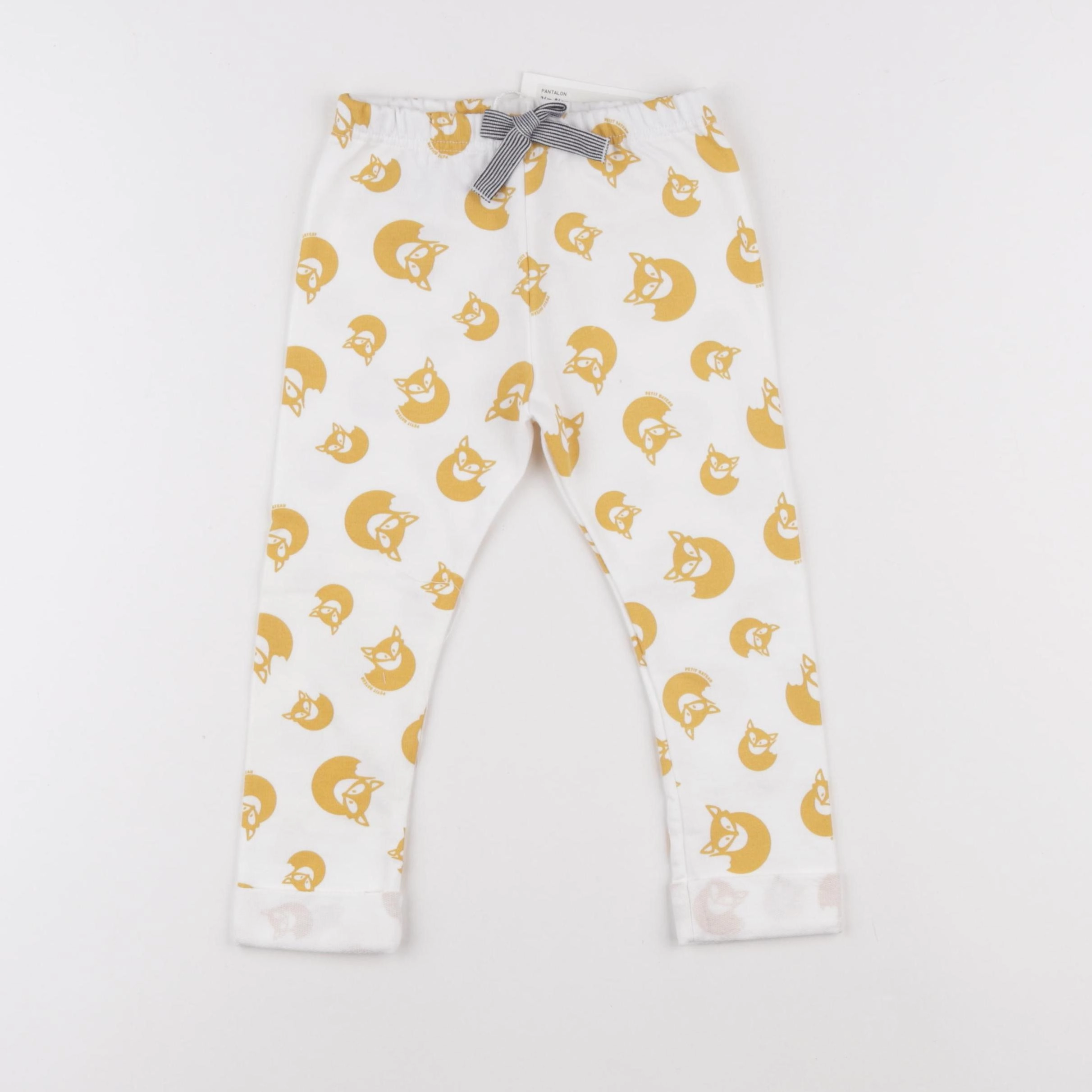 Petit Bateau - legging jaune - 24 mois