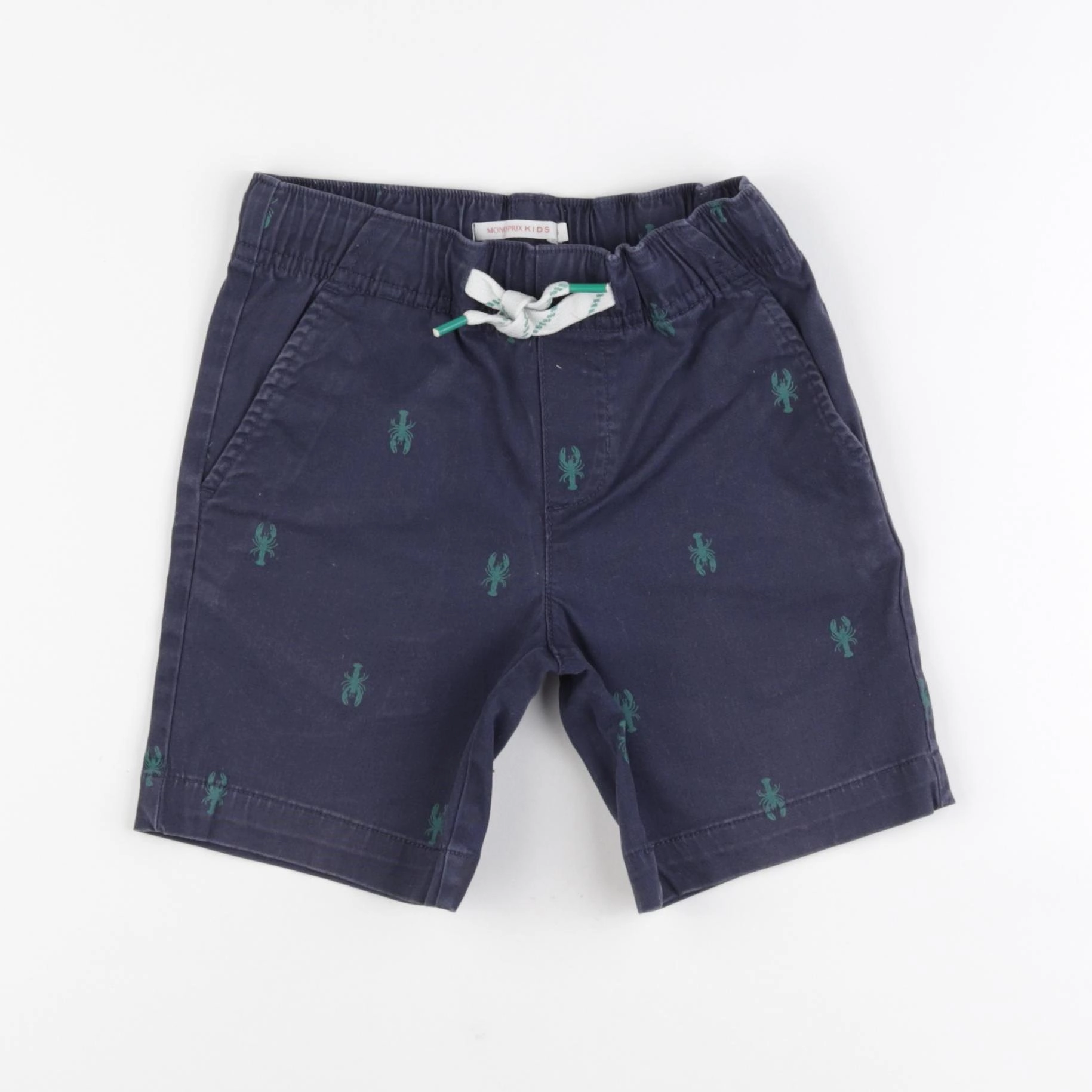 Monoprix - short bleu - 6 ans