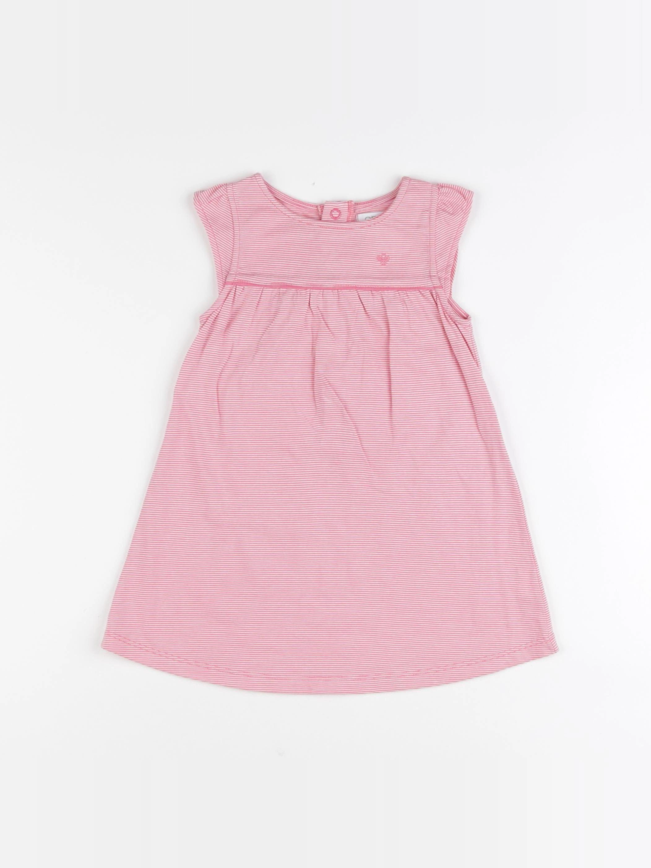 Obaïbi - robe rose - 12 mois
