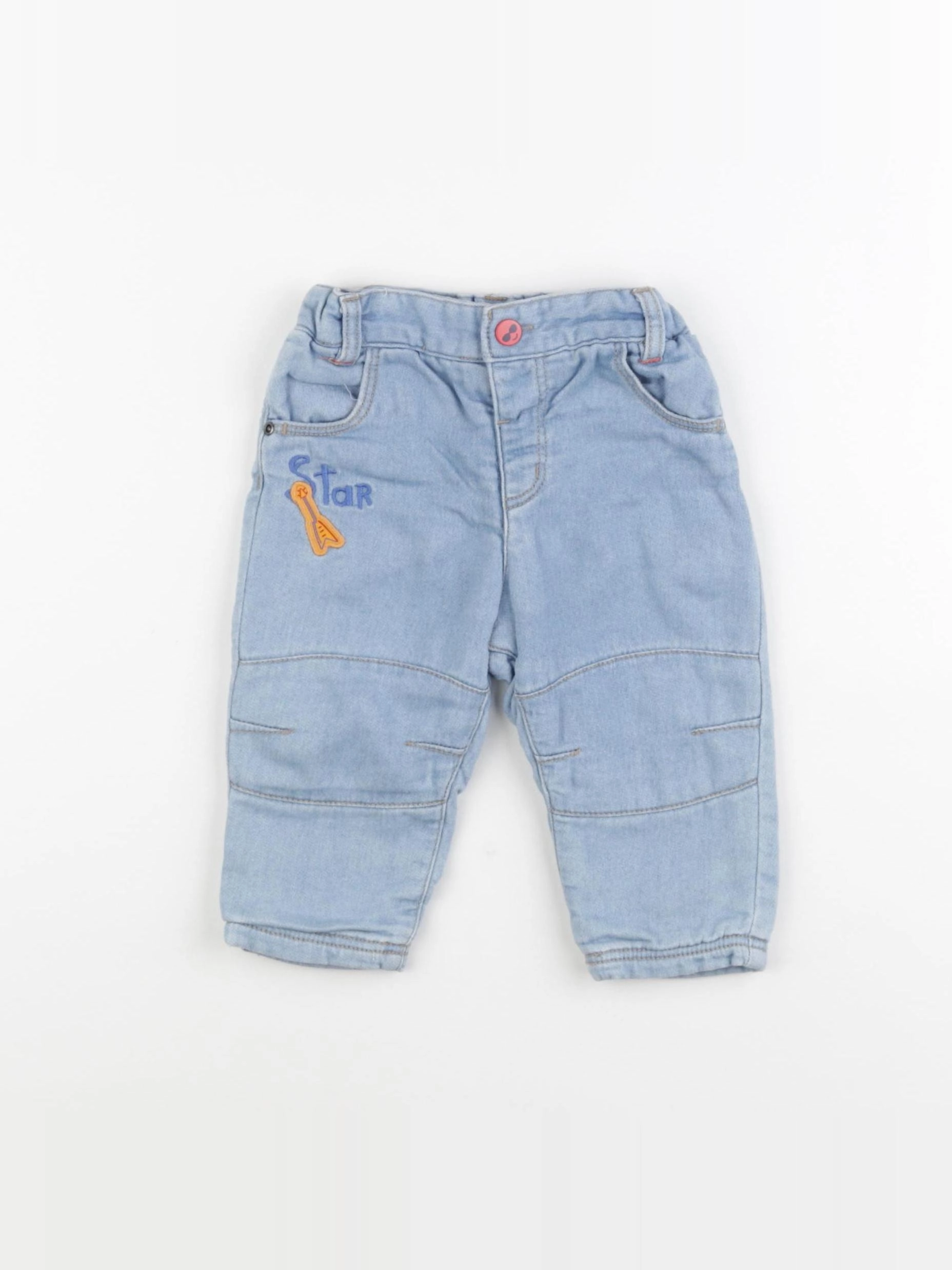 DPAM - jean doublé bleu - 9 mois