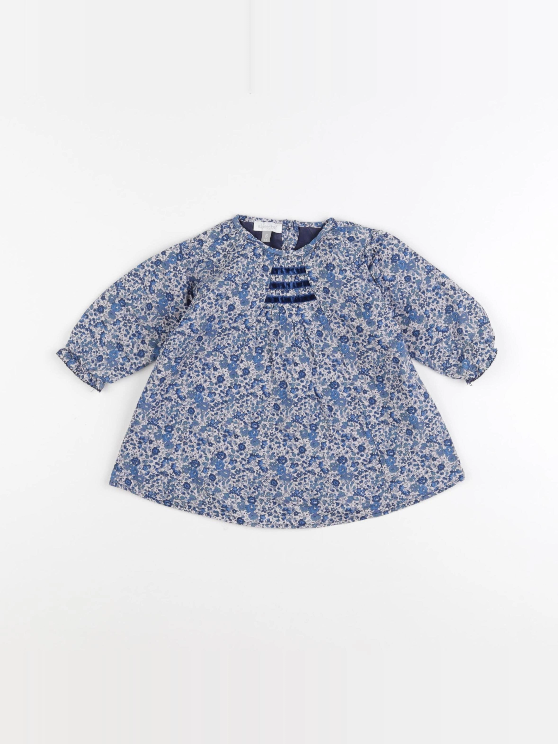 Absorba - robe bleu - 6 mois