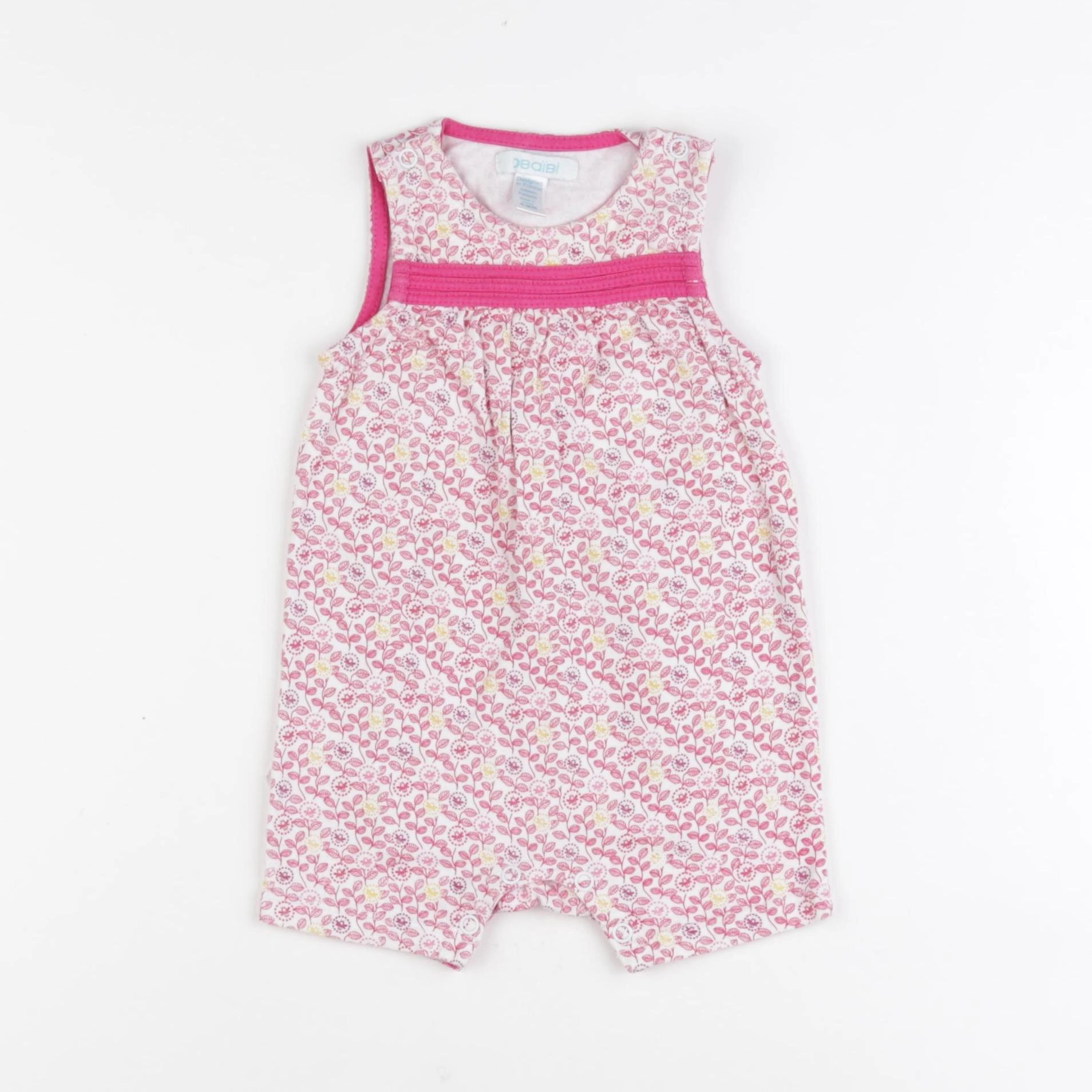 Obaïbi - combinaison rose - 6 mois