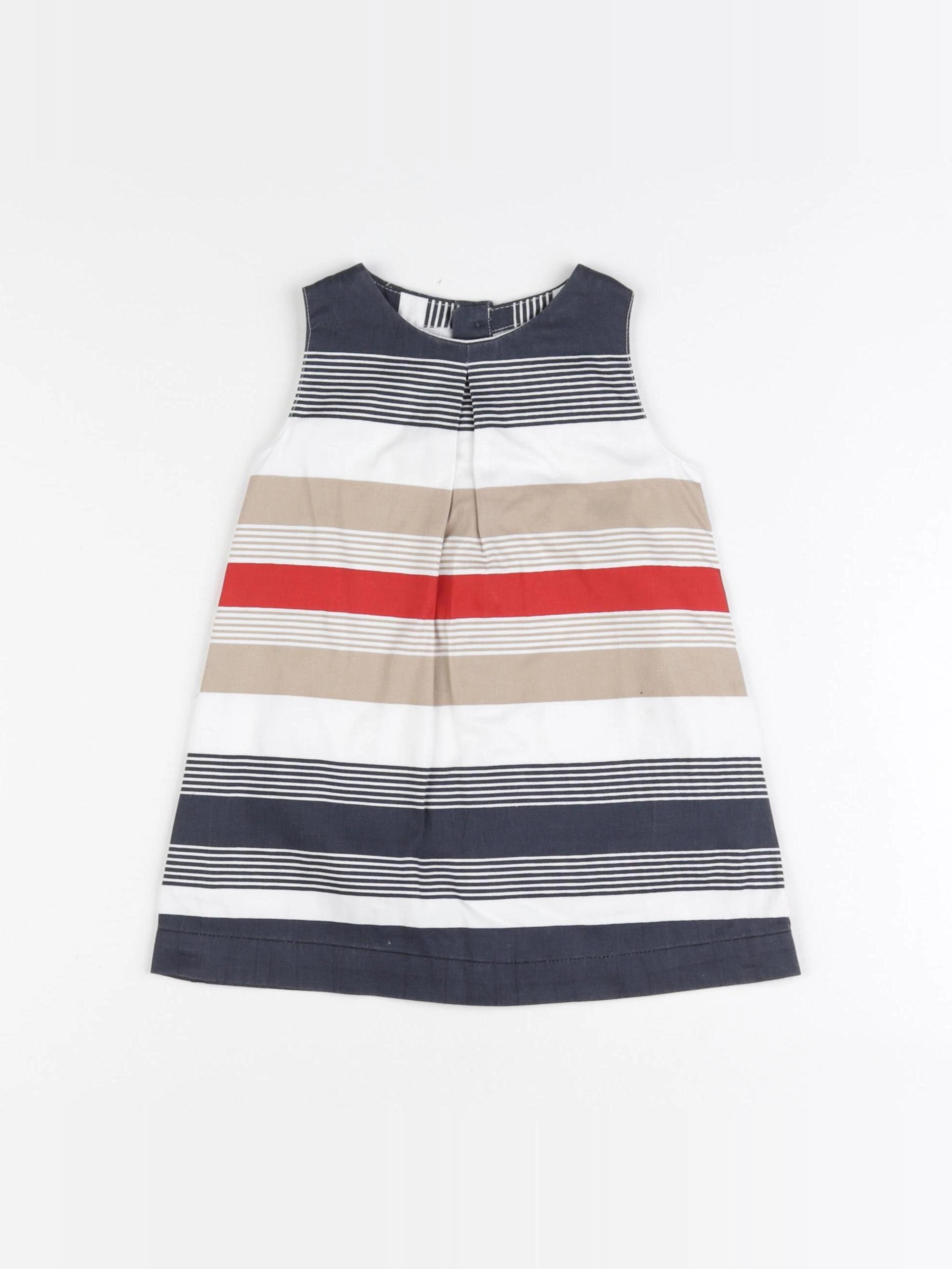Obaïbi - robe multicolore - 6 mois