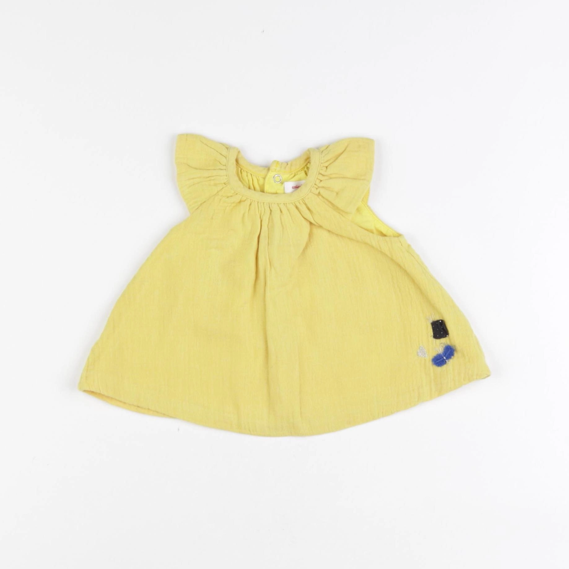 Catimini - blouse jaune - 3 mois