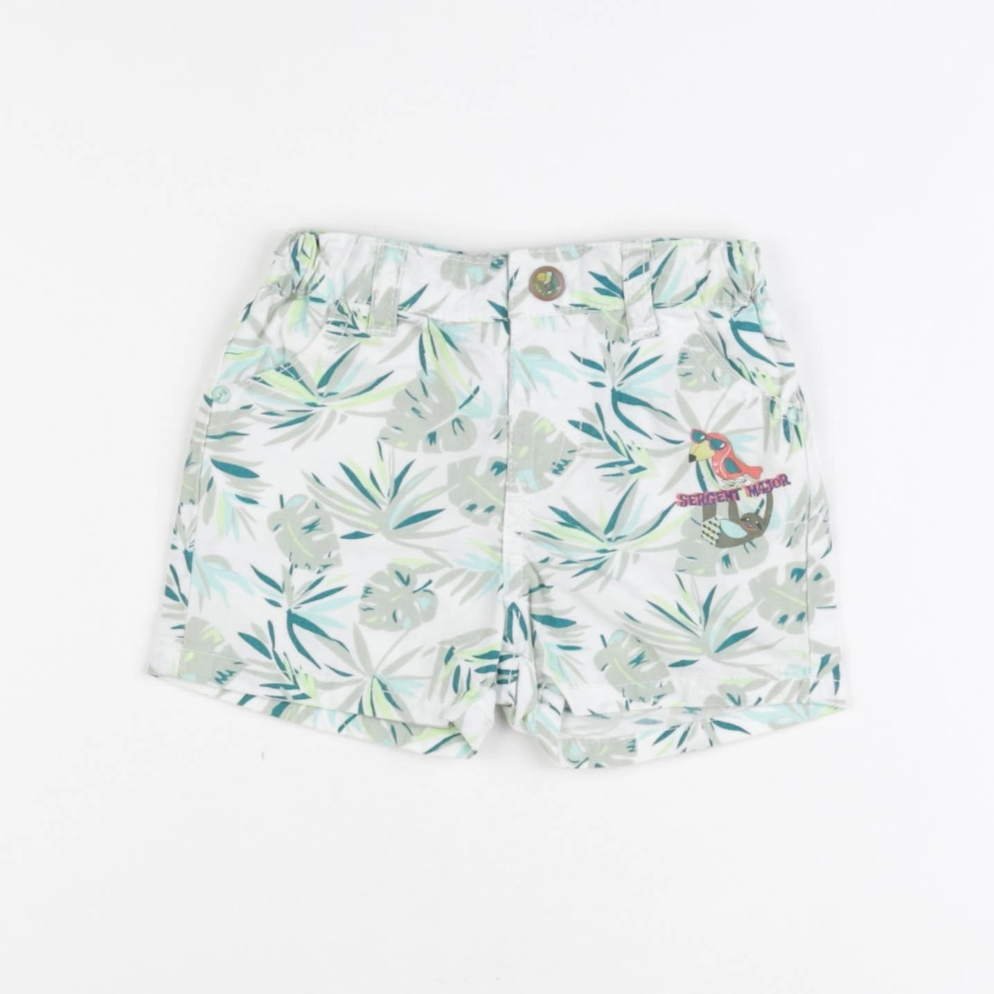 Sergent Major - short vert - 3 mois