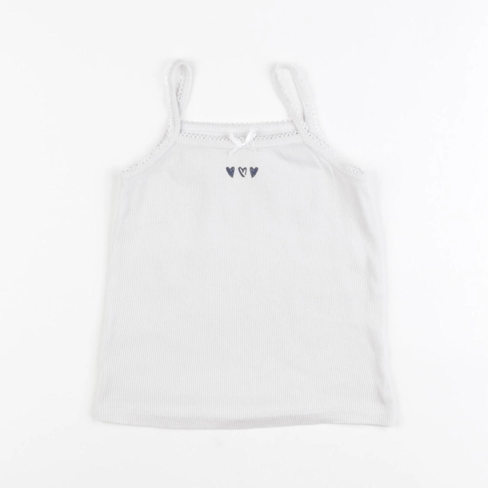 Vertbaudet - maillot de corps blanc - 4 ans