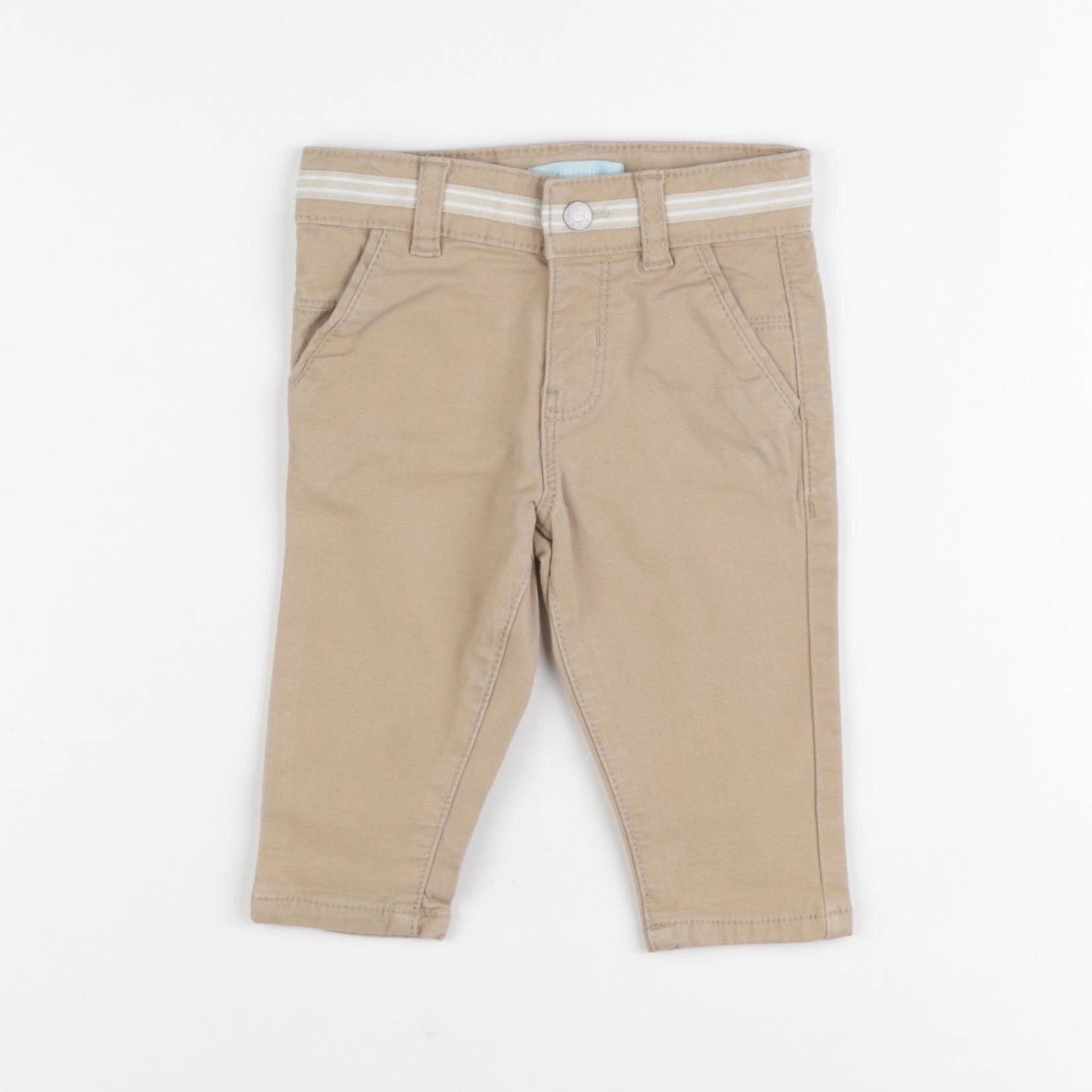 Obaïbi - pantalon beige - 3 mois