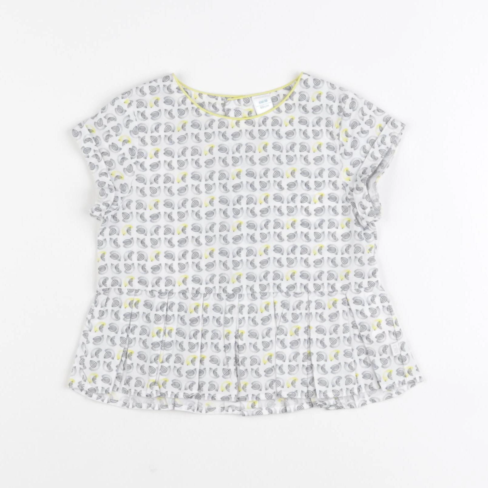 Obaïbi - blouse gris - 6 mois