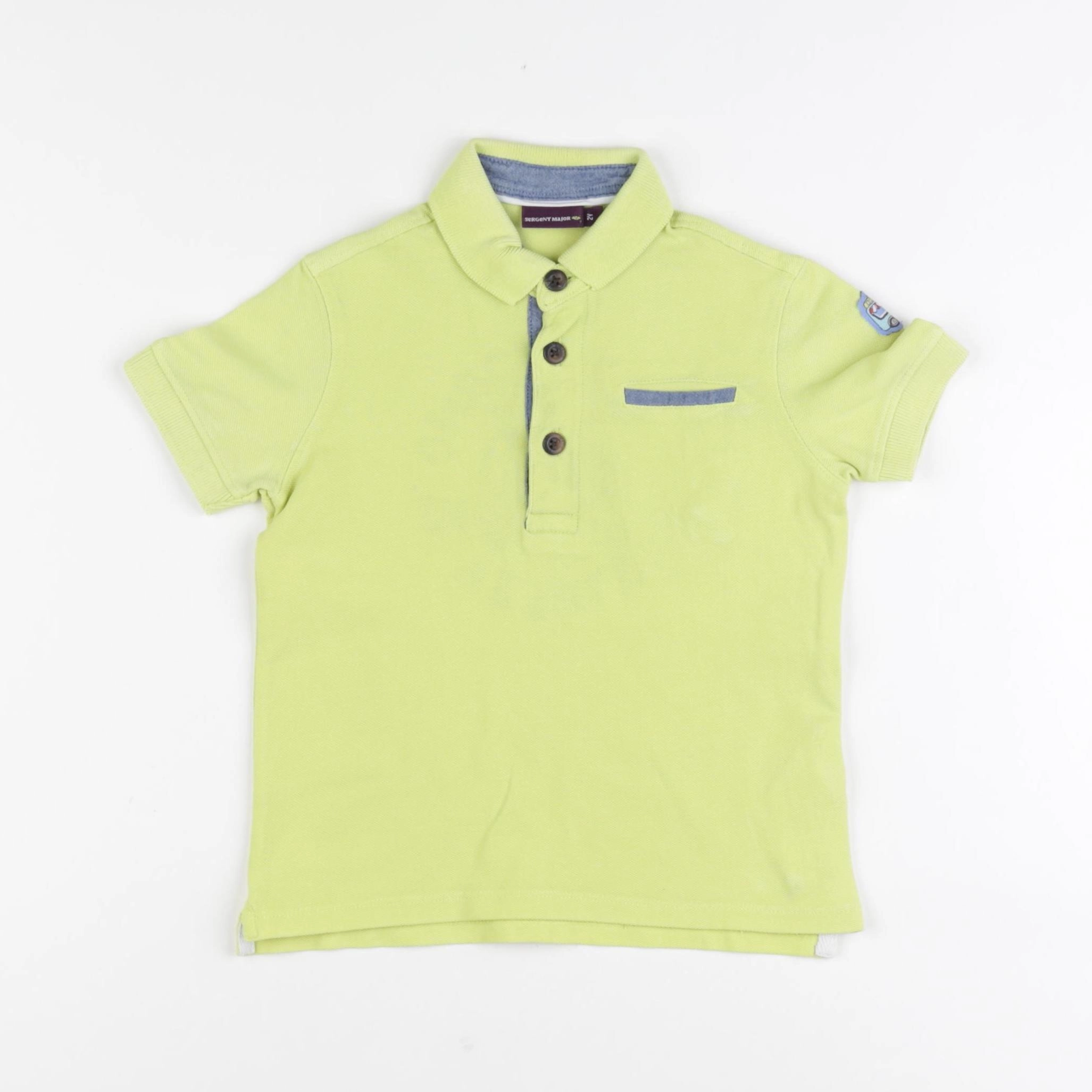 Sergent Major - polo jaune - 2 ans