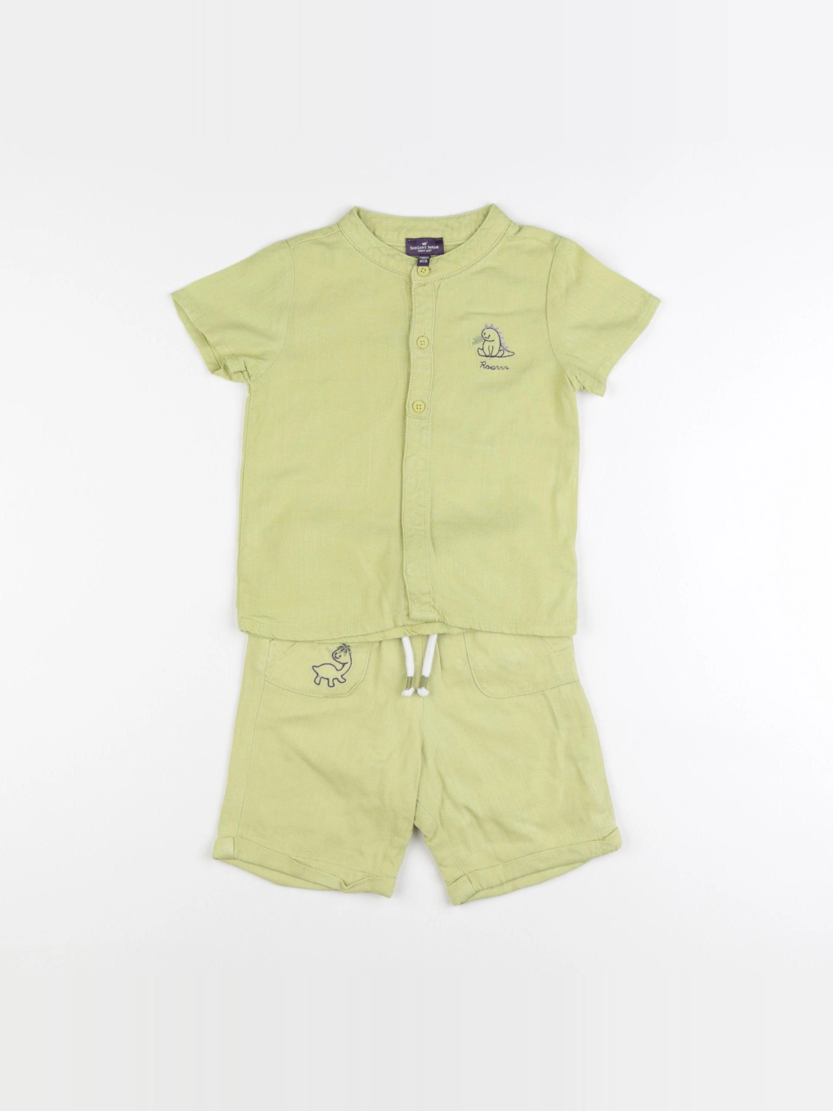 Sergent Major - ensemble jaune - 24 mois