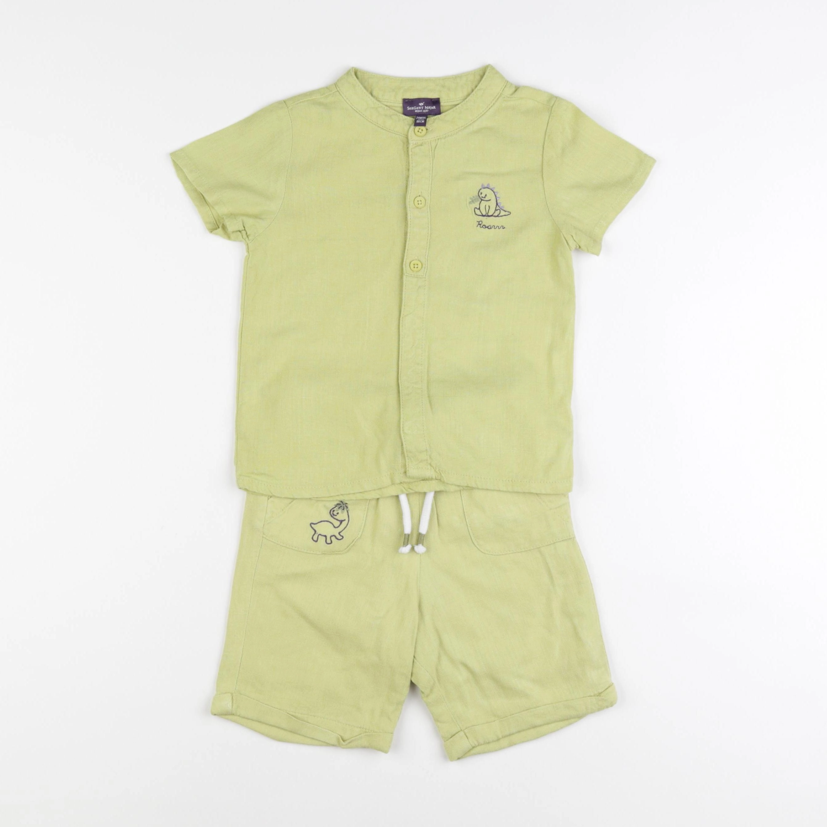 Sergent Major - ensemble jaune - 24 mois