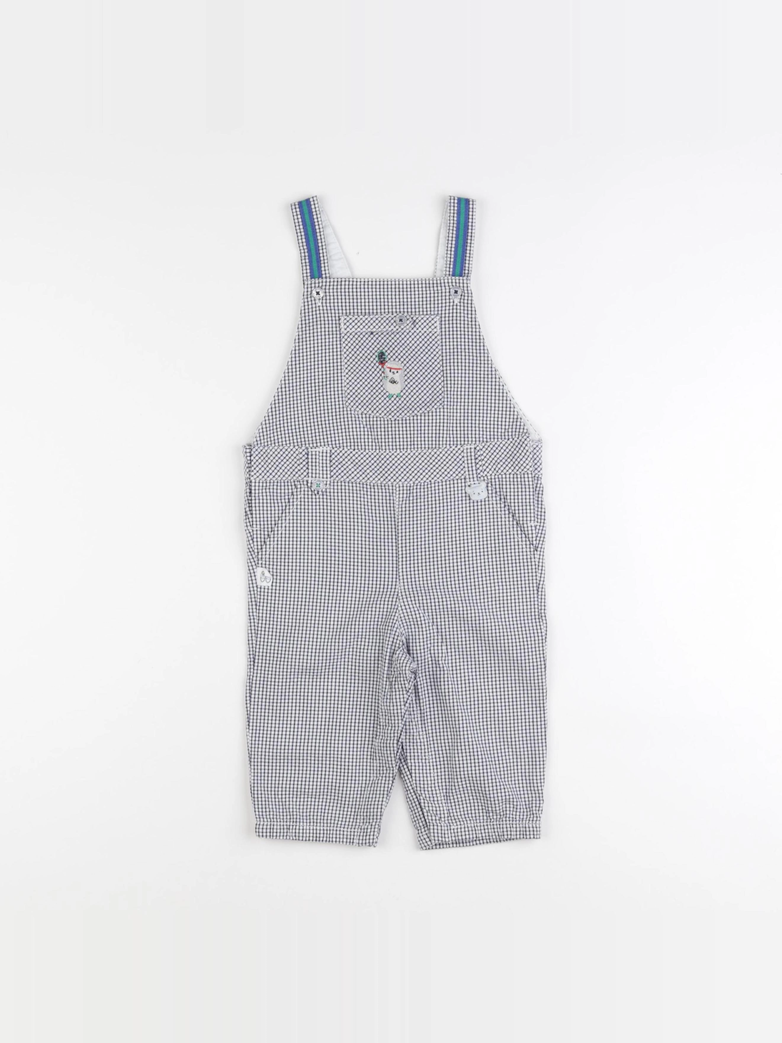 Sergent Major - salopette bleu - 24 mois