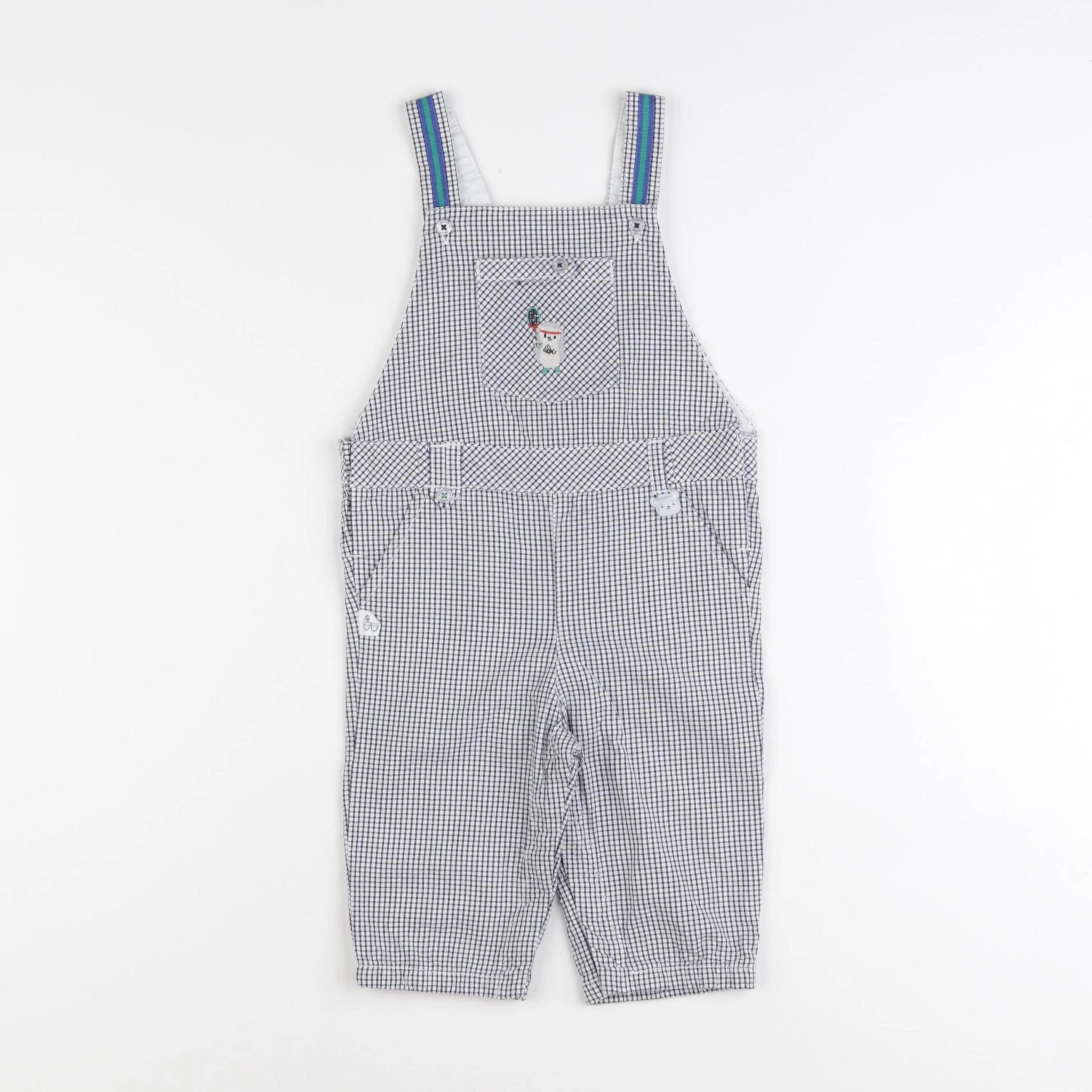Sergent Major - salopette bleu - 24 mois