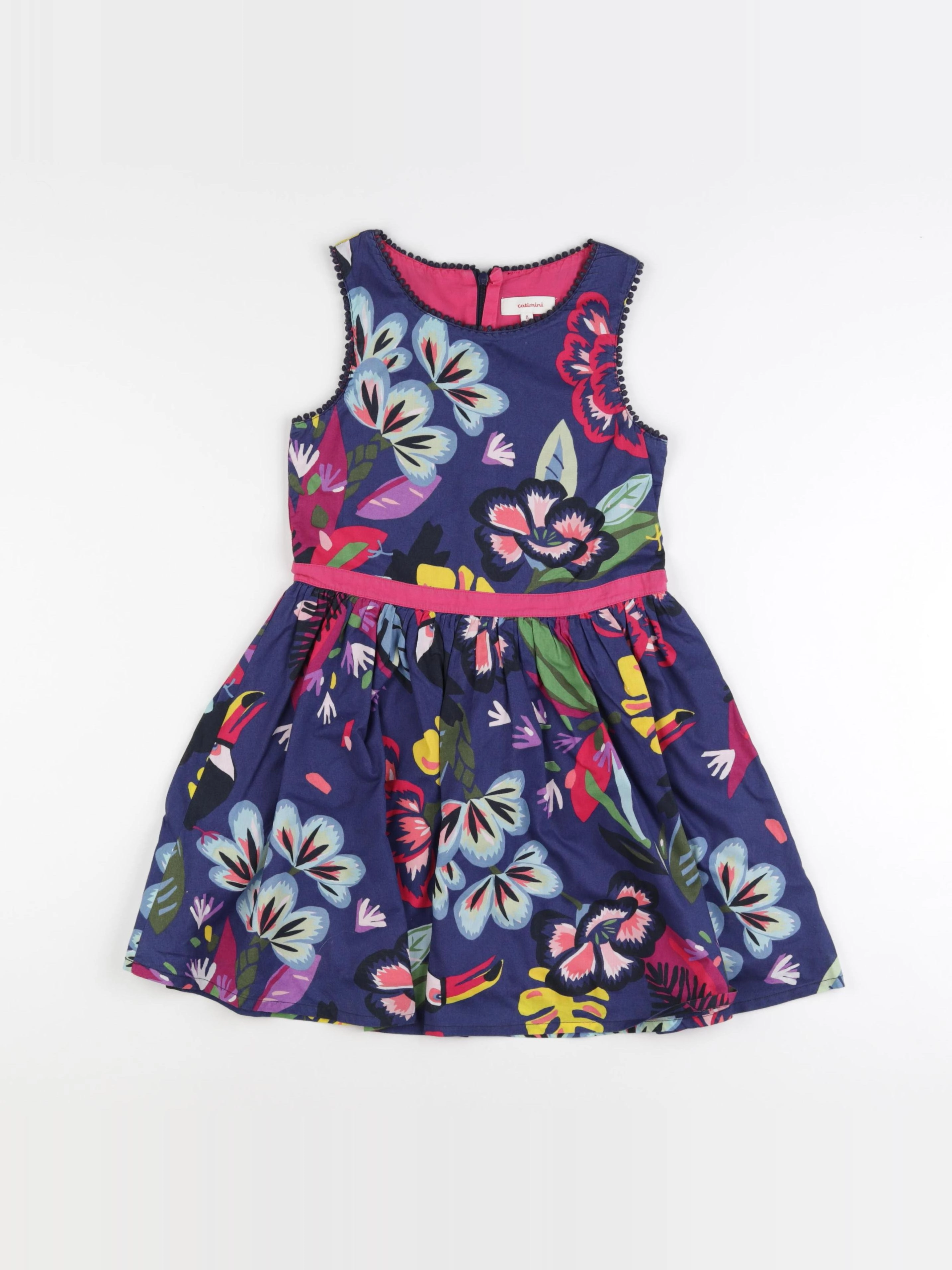 Catimini - robe multicolore - 8 ans