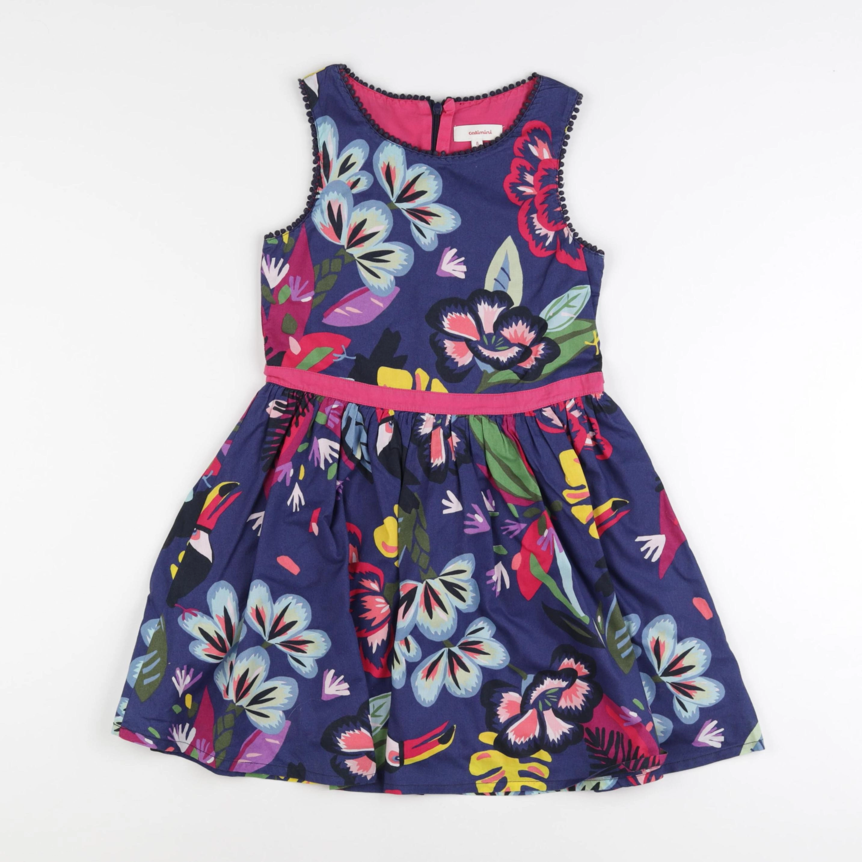 Catimini - robe multicolore - 8 ans