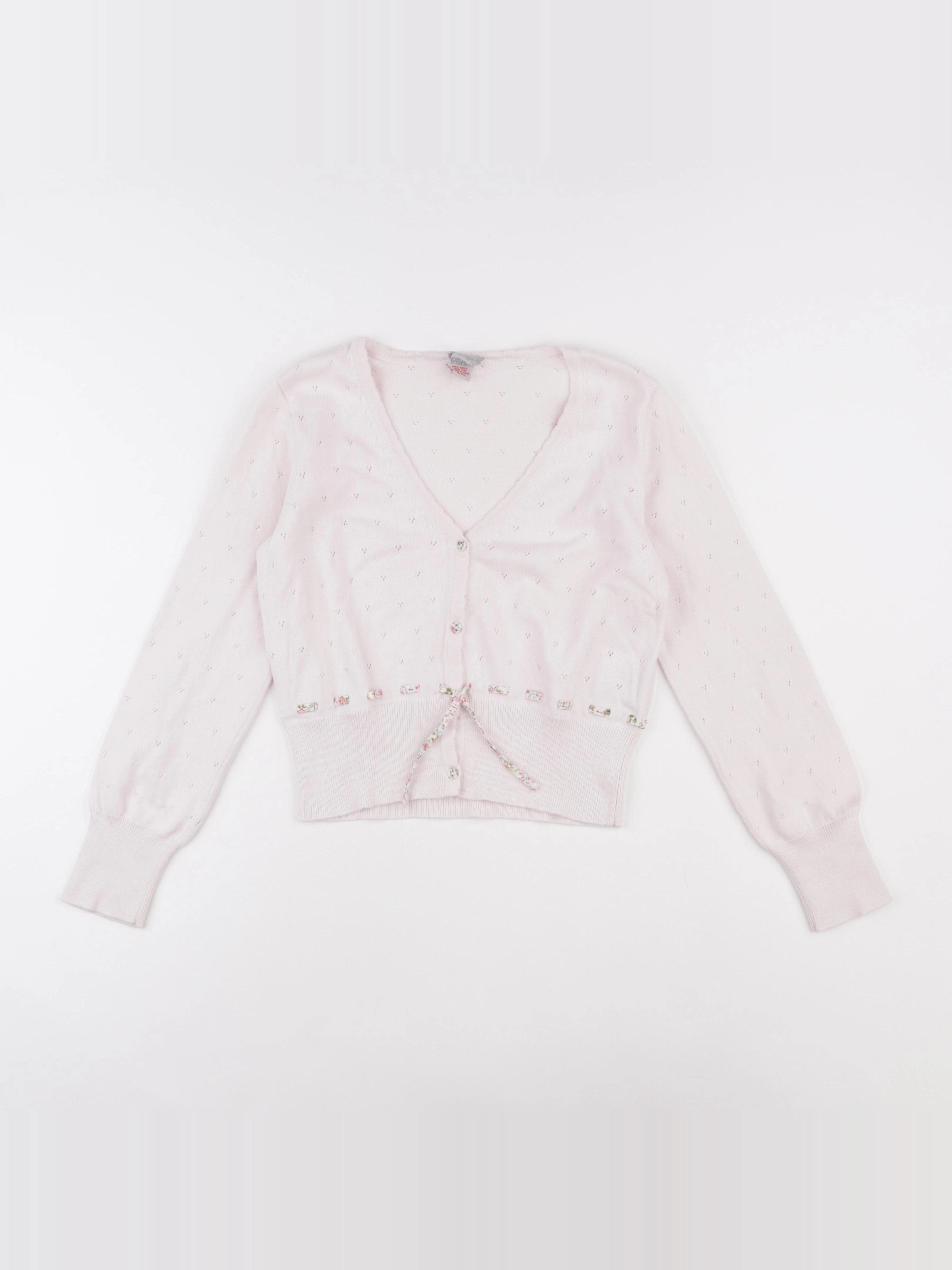 Cyrillus - gilet rose - 10 ans