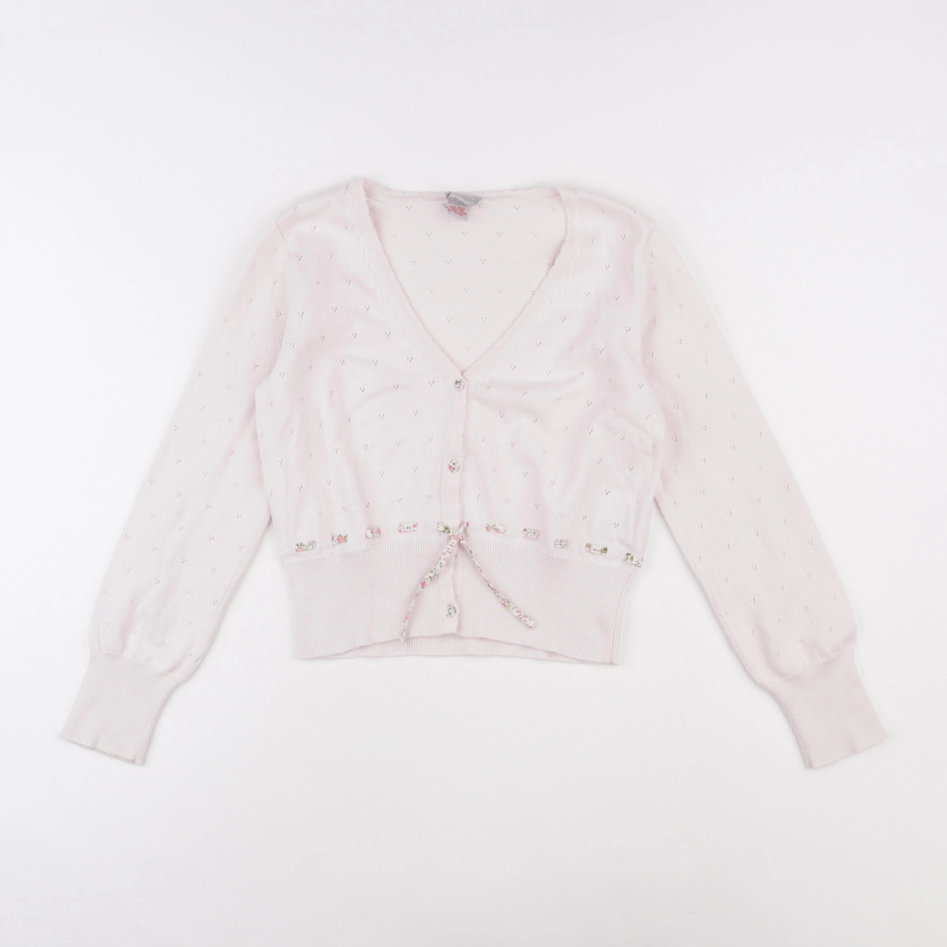 Cyrillus - gilet rose - 10 ans