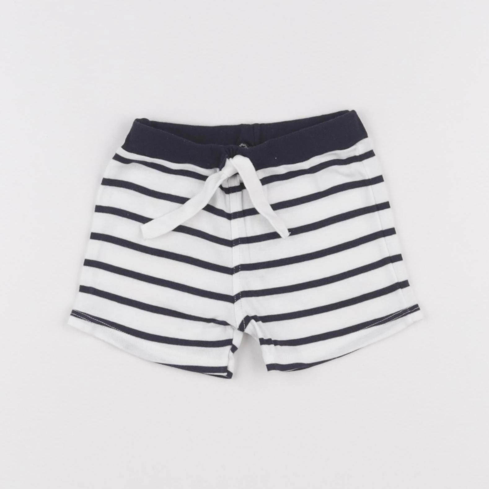 Petit Bateau - short blanc - 12 mois
