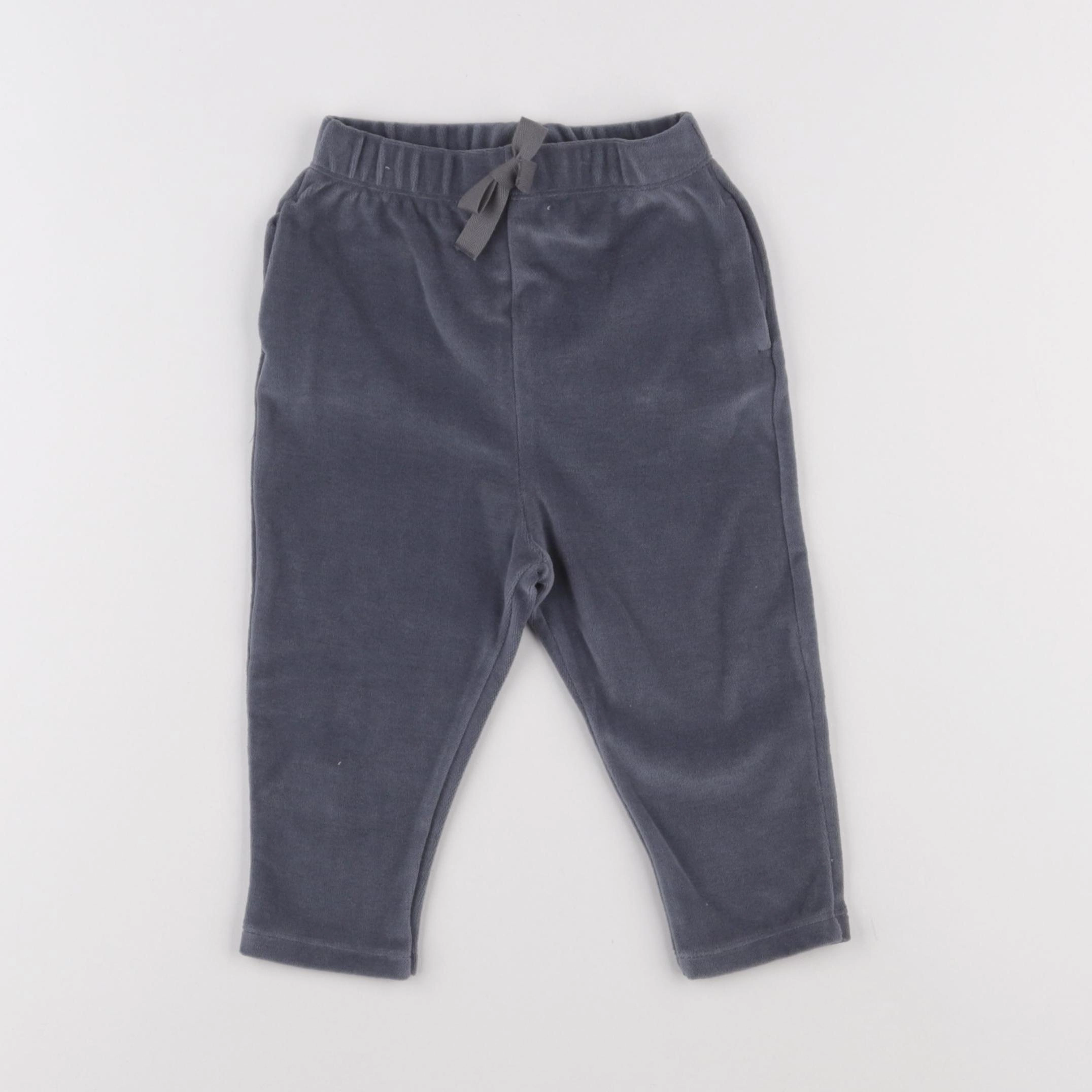 Petit Bateau - pantalon gris - 18 mois