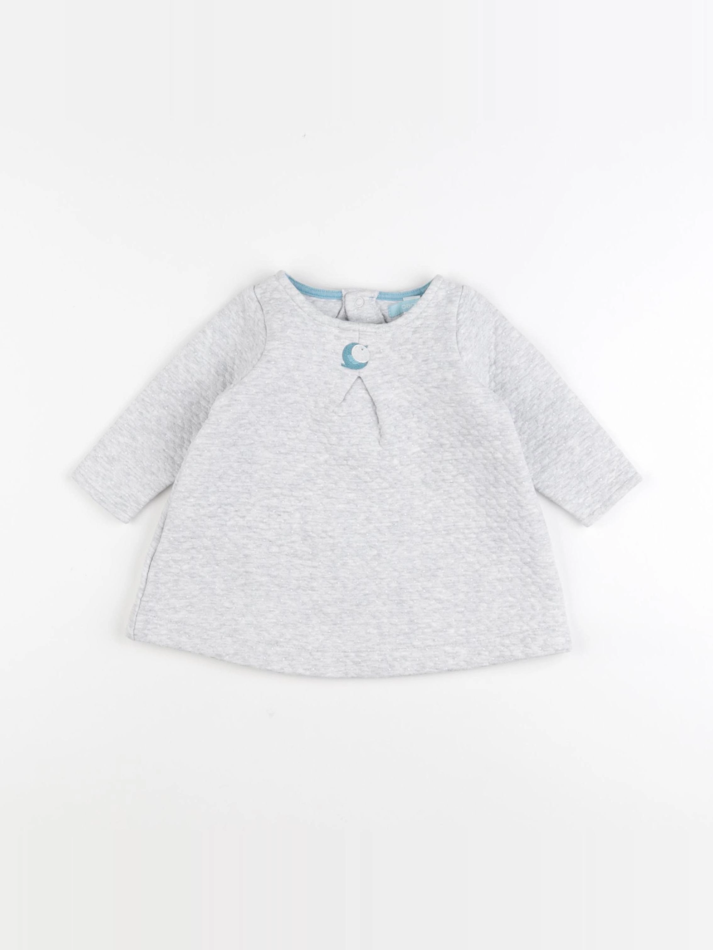 Obaïbi - robe gris - 9 mois