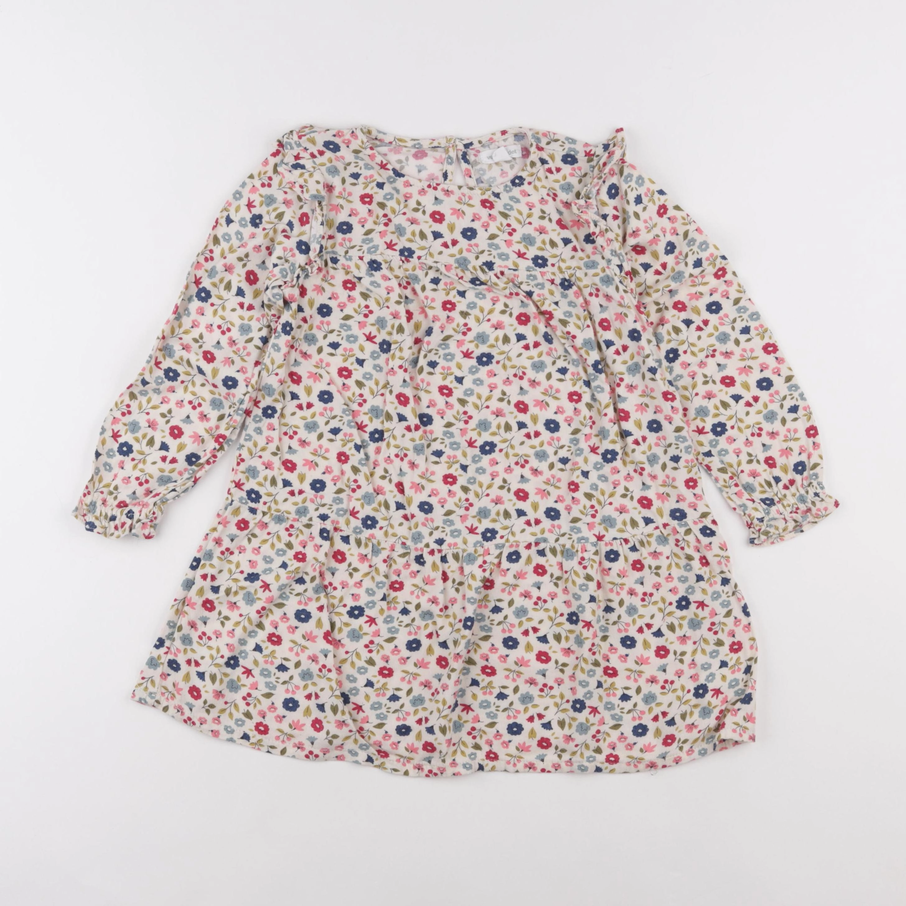 Vertbaudet - robe multicolore - 4 ans